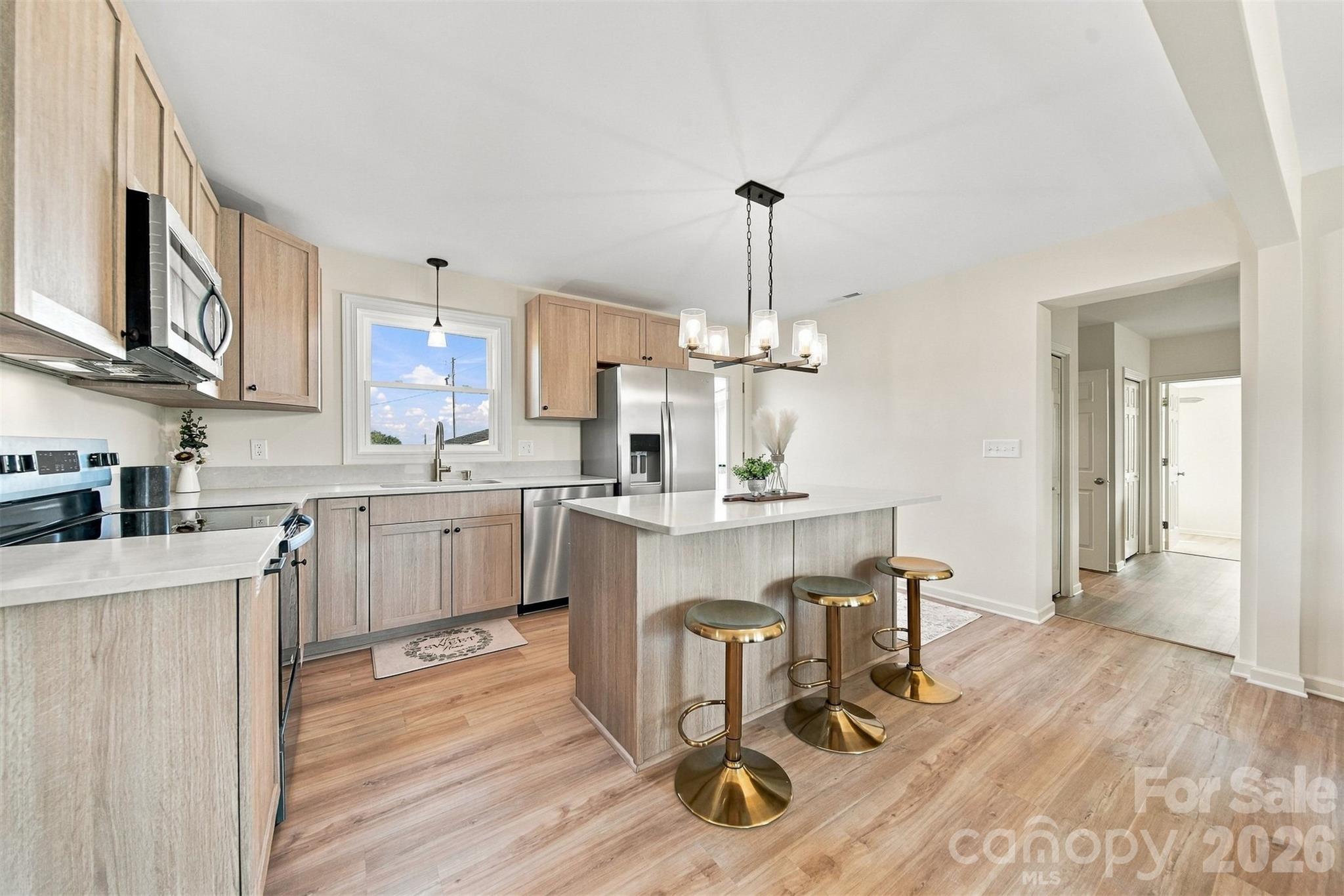 This kitchen is the perfect place to gather! - 4176 Grace Chapel Road, Granite Falls