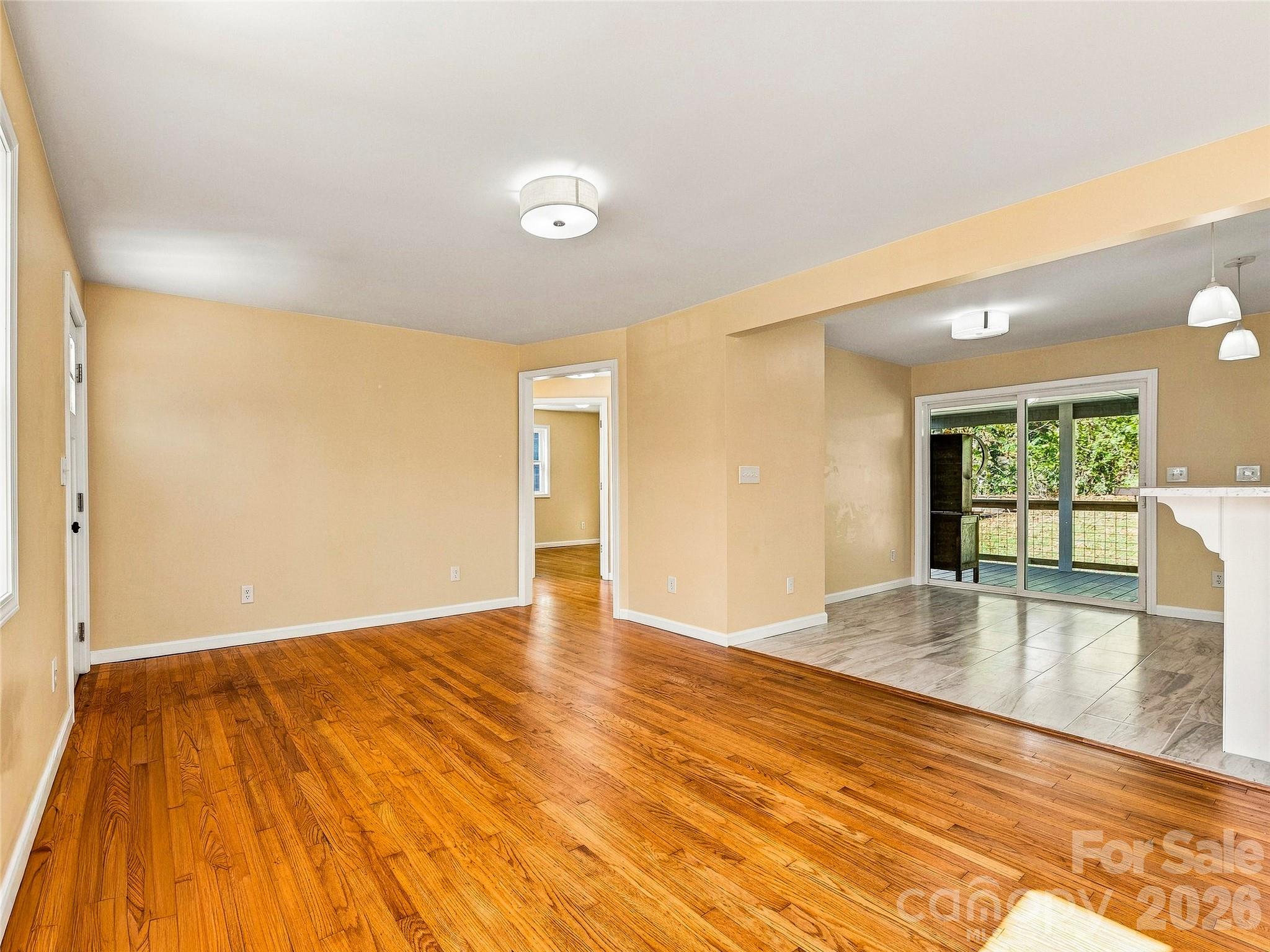living room - main level - 33 Phipps Street, Weaverville