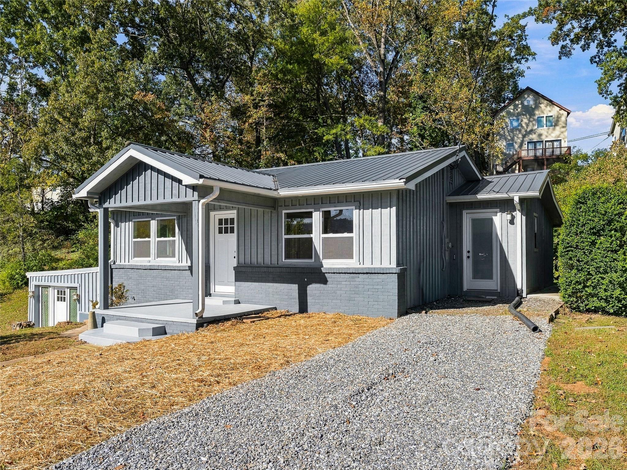 Property has 2 driveways. This one is for the main house. - 33 Phipps Street, Weaverville