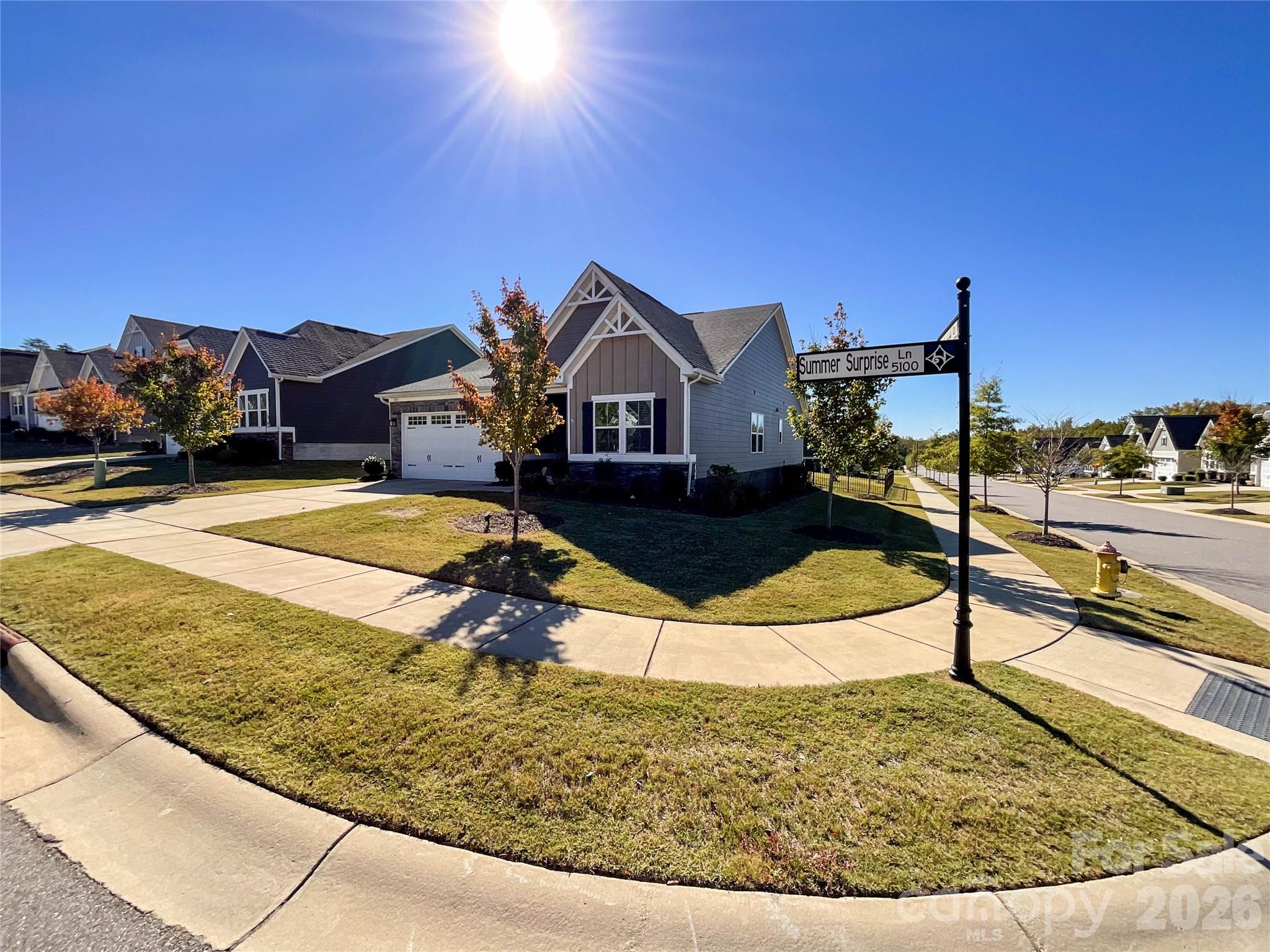Beautiful Corner Lot - 5091 Summer Surprise Lane, Charlotte
