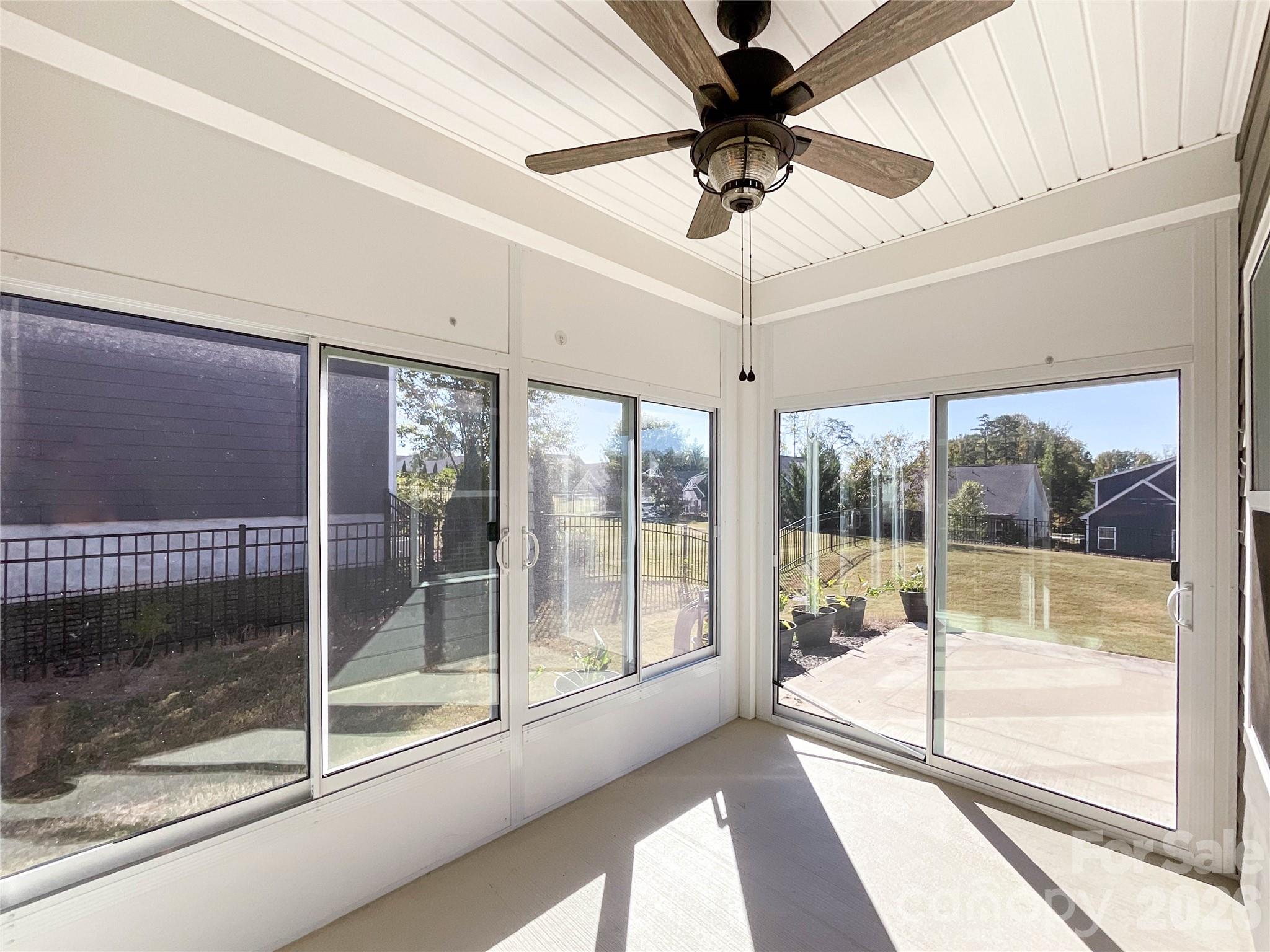 Enclosed Side Porch-Sliding Glass Windows - 5091 Summer Surprise Lane, Charlotte