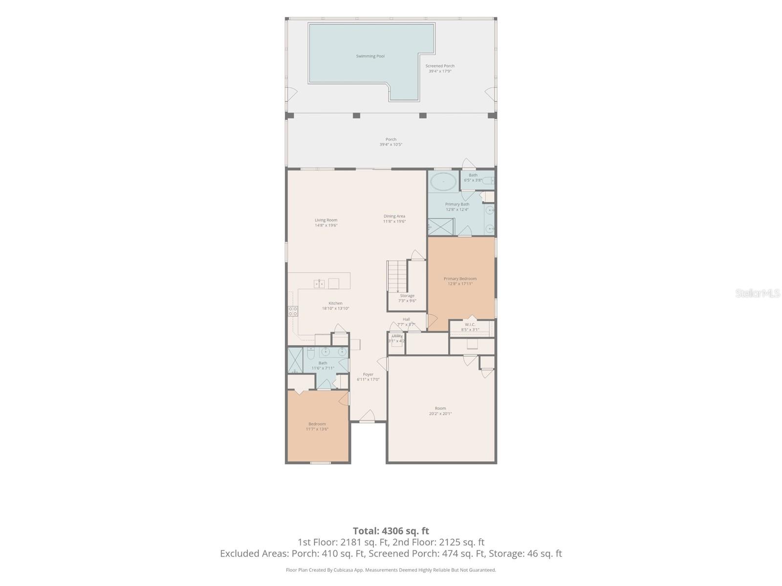 Floor plan - first floor - 1540 MAIDSTONE CT, DAVENPORT
