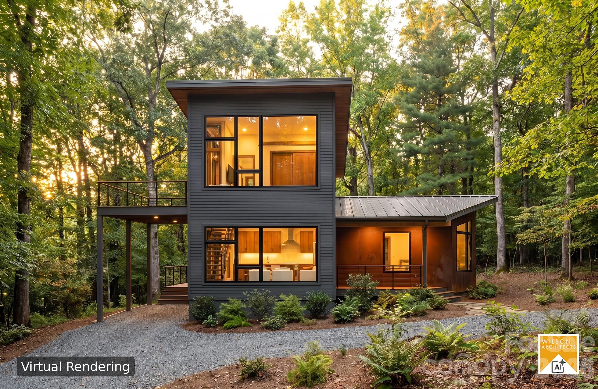 High end new construction coming to the River Arts District! Virtual Rendering by Wilson Architects. - 31 Trade Street, Asheville