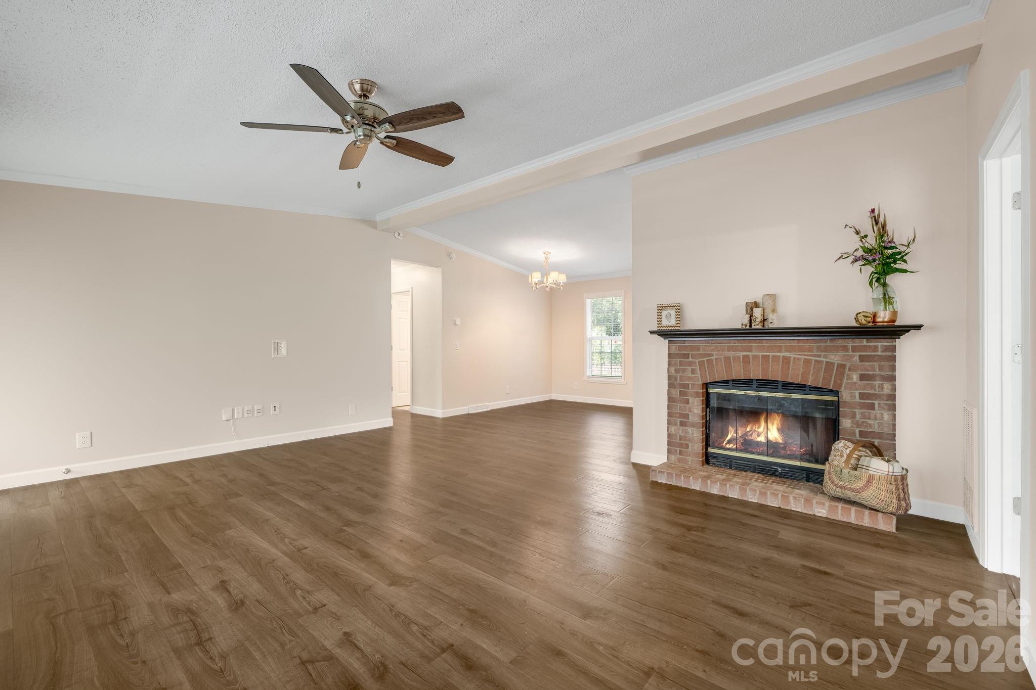 Cozy up by the wood-burning fireplace on cooler evenings. - 710 Stoney Mountain Road, Hendersonville