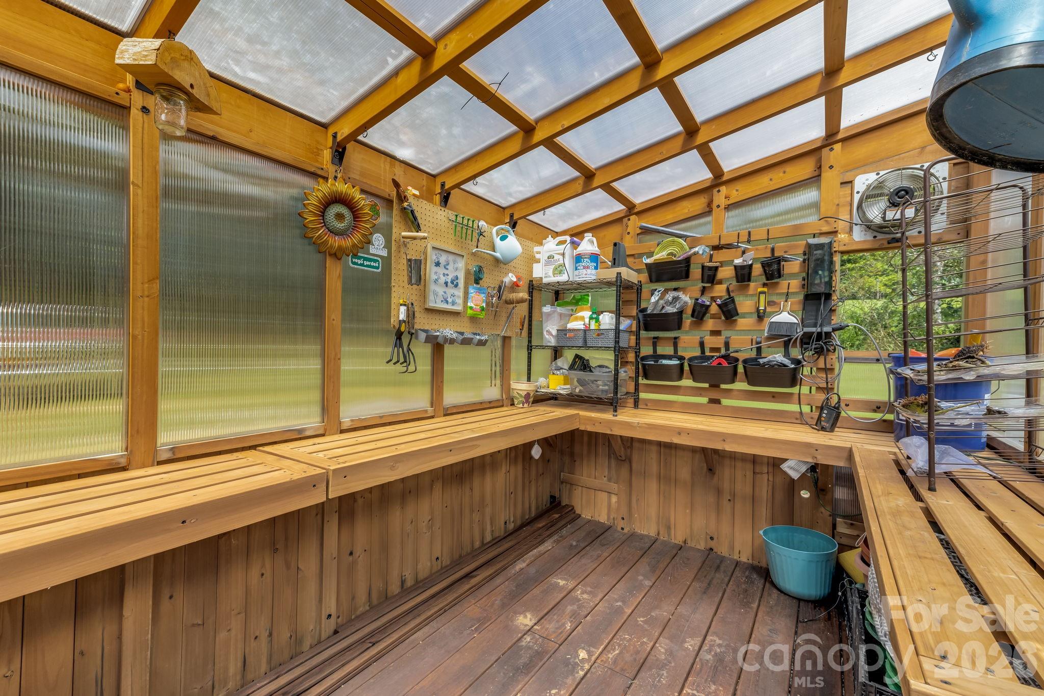 Bring your gardening plans to life, season after season with the greenhouse. - 710 Stoney Mountain Road, Hendersonville