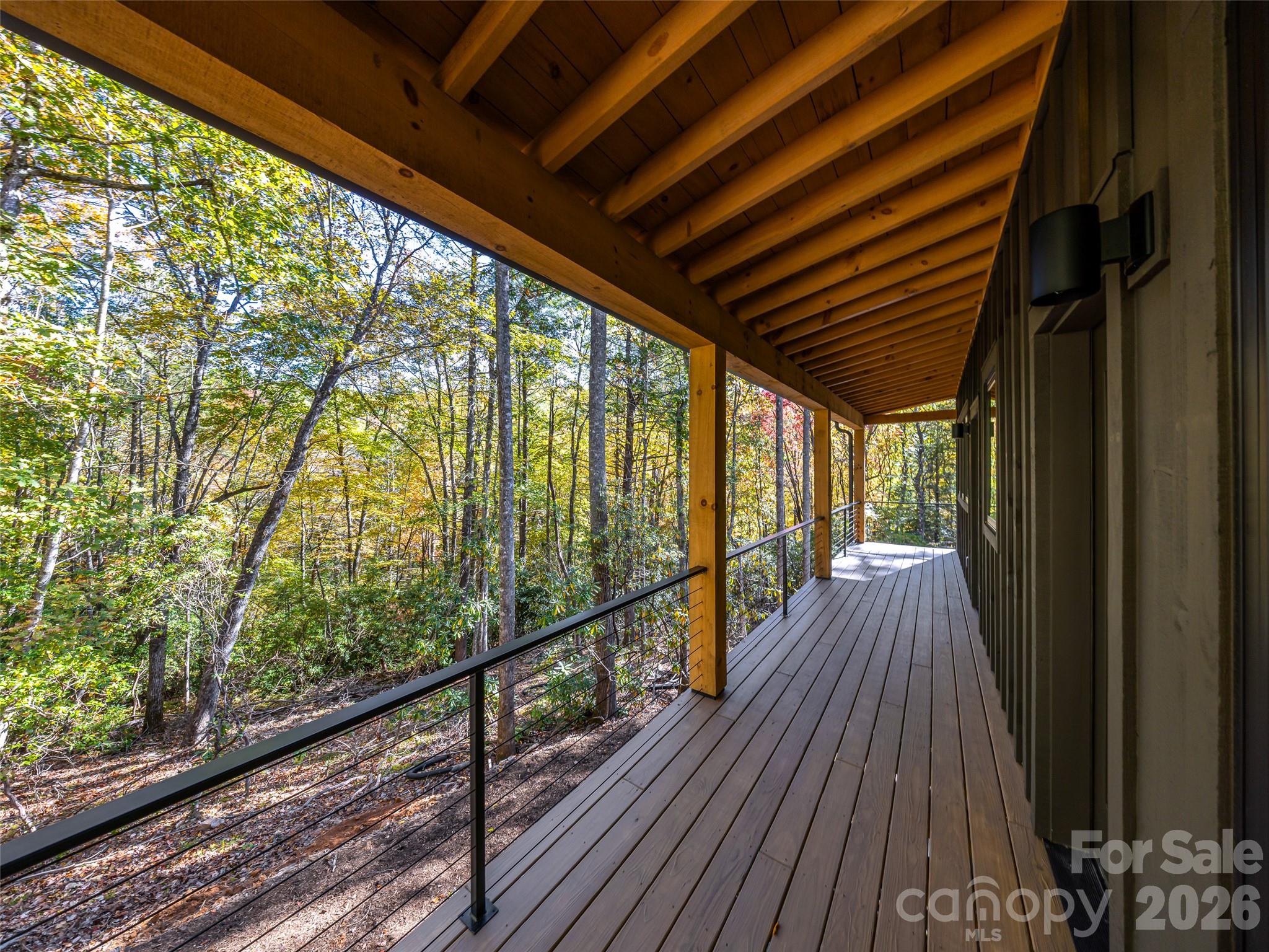 Back Porch- Hear sounds of nature and creek - 384 Green Hollow Lane, Brevard
