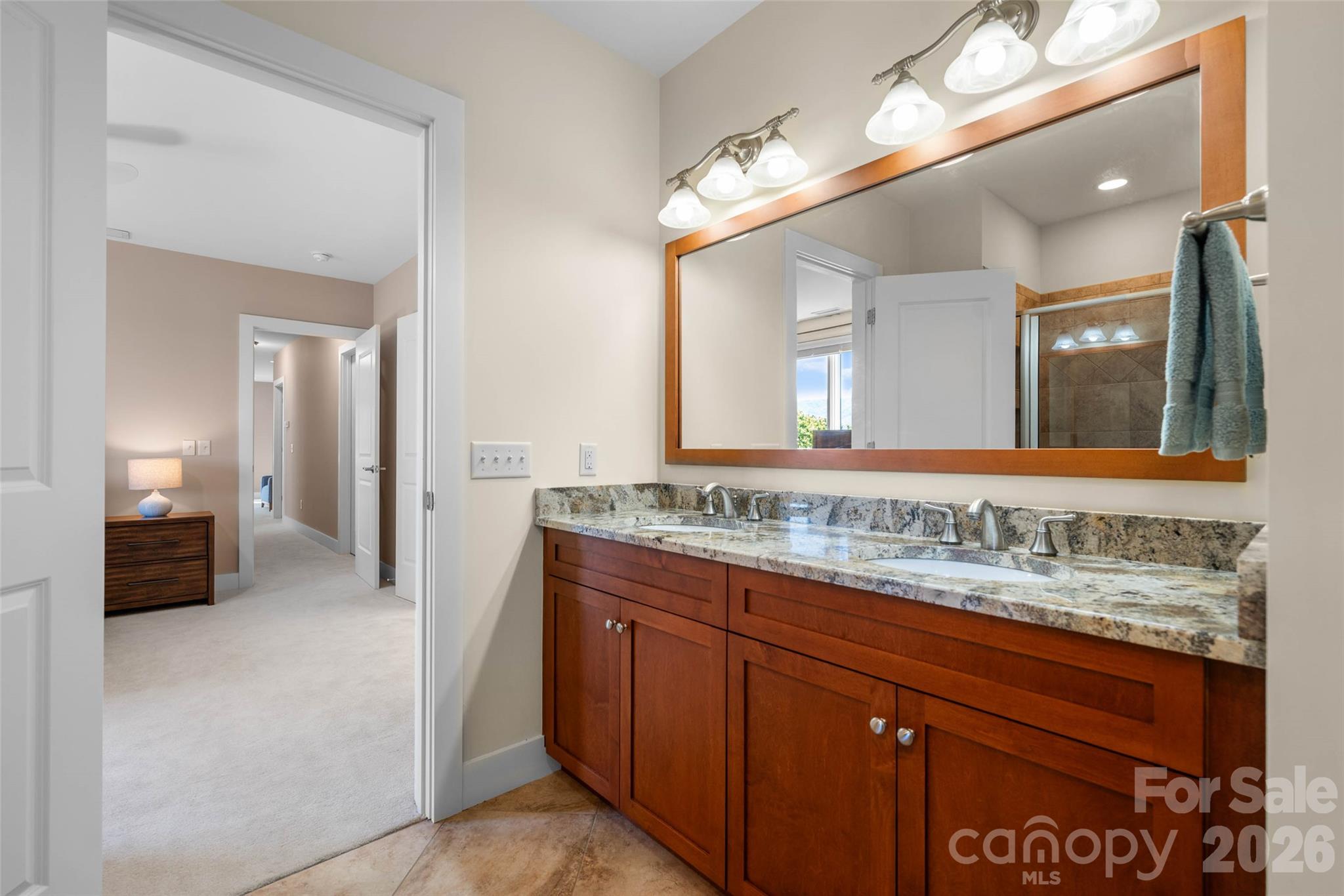 Bedroom #4 guest suite with full on-suite. - 351 Chapel Road, Black Mountain