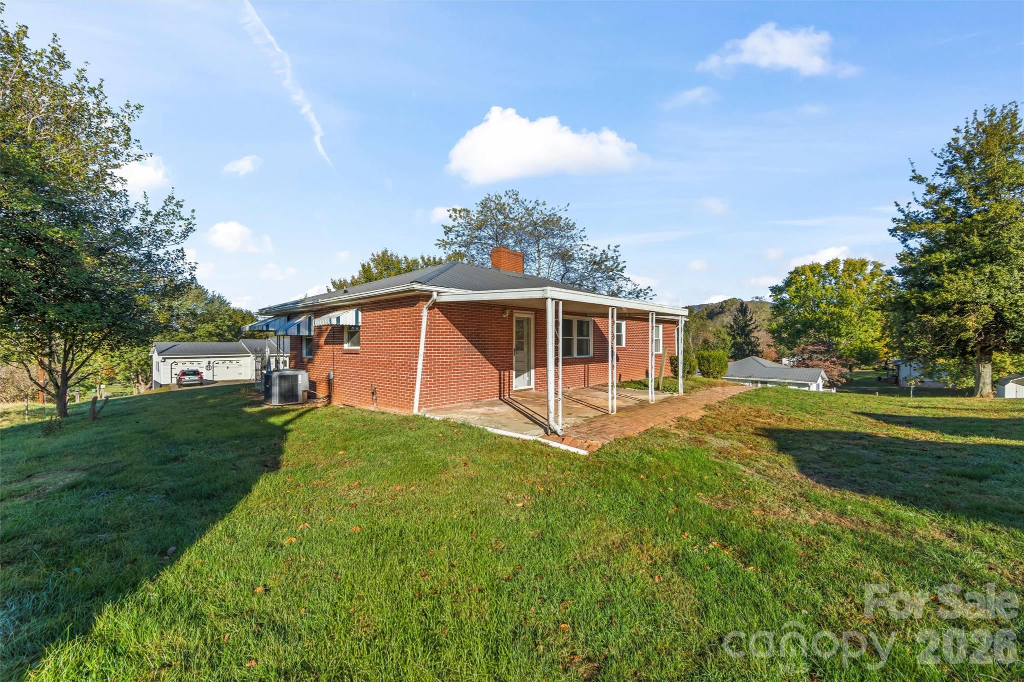 Back yard and porch - 108 Morgan Street, Canton