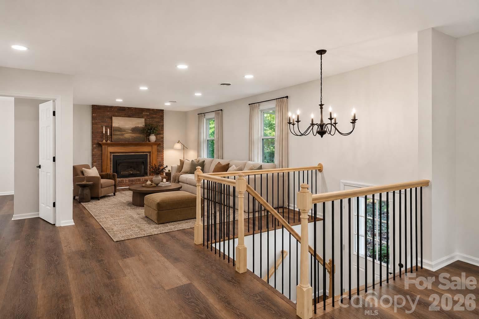 Virtually staged - 530 Burge Mountain Road, Hendersonville