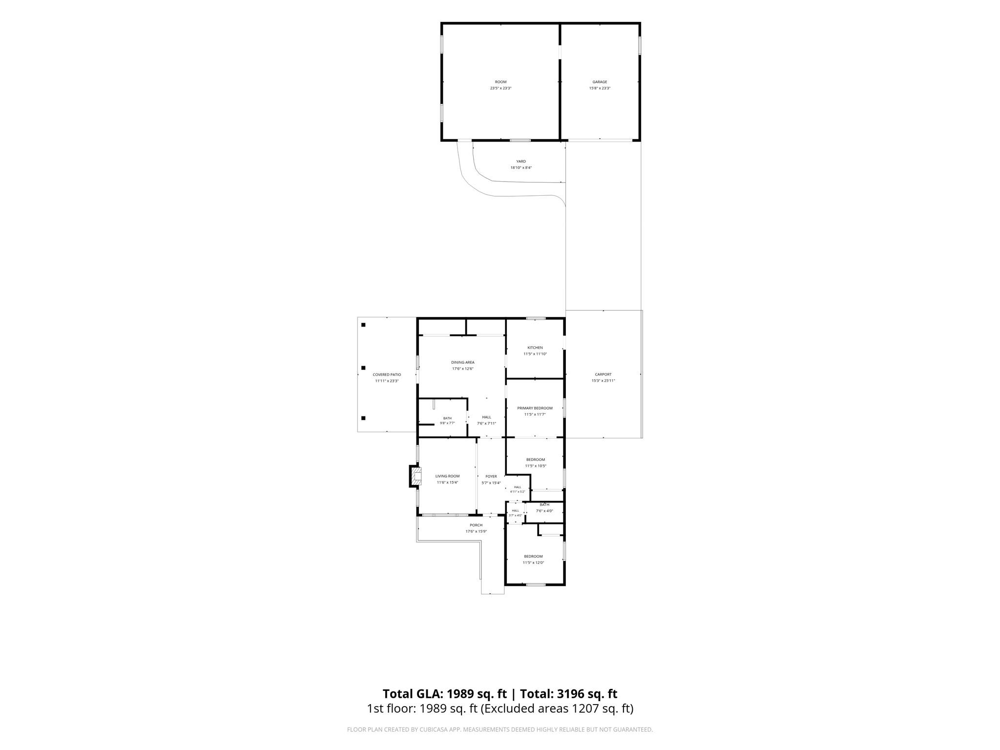 Floor Plan - 613 Salisbury Street, China Grove