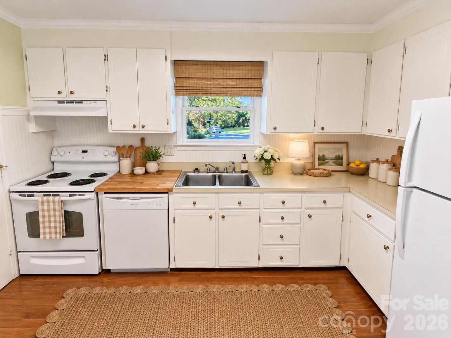 Kitchen - virtually staged to better visualize the space - 9501 Wood Beam Court, Mint Hill