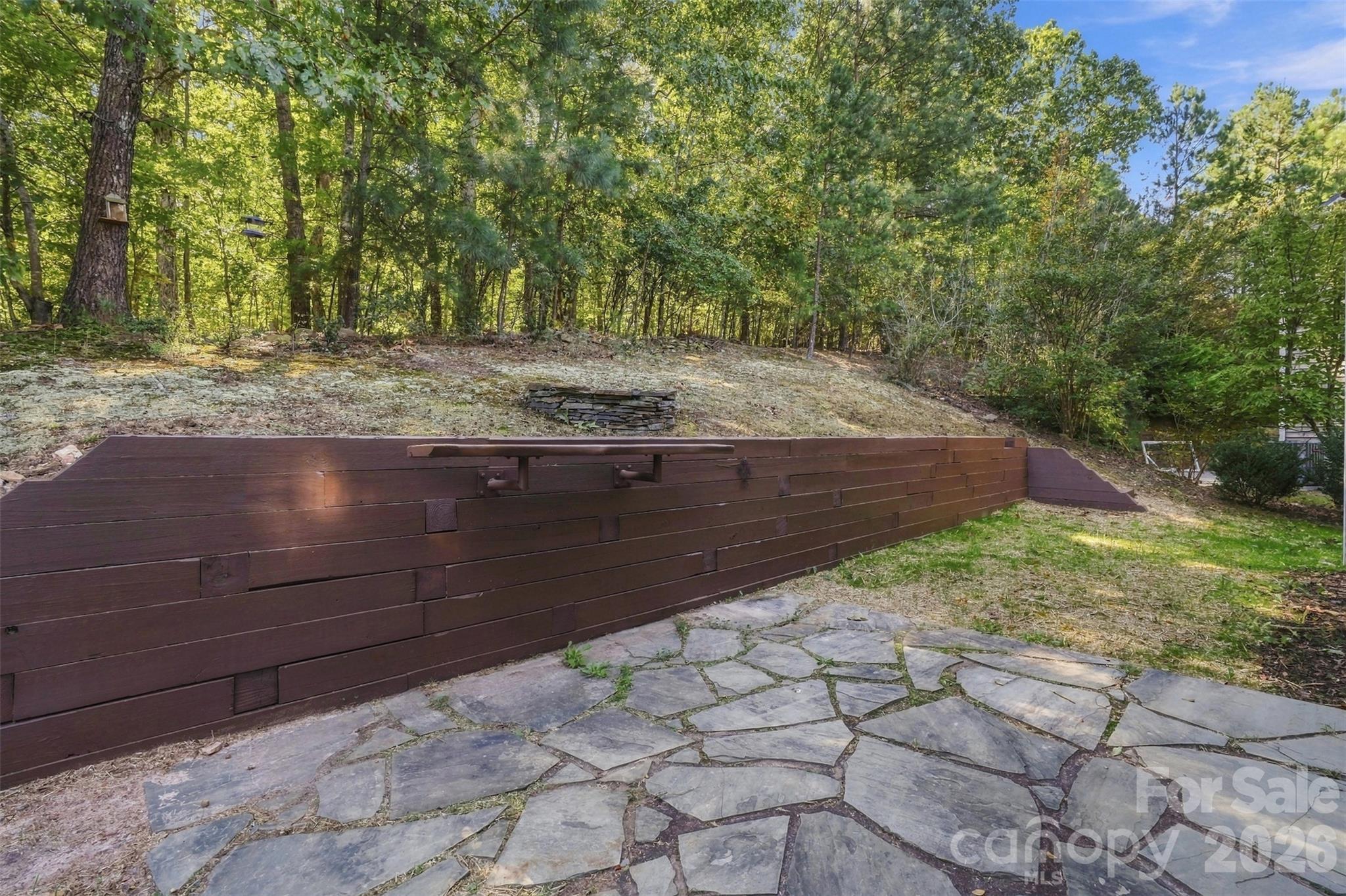 Stone patio. - 1901 Beckwith Lane, Waxhaw