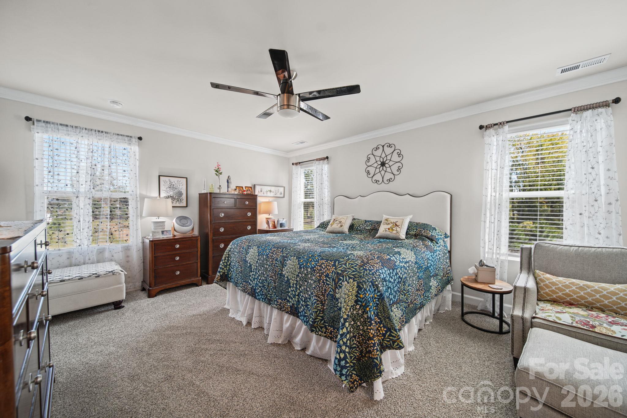 Primary Bedroom - 1712 Braemar Village Drive, Monroe