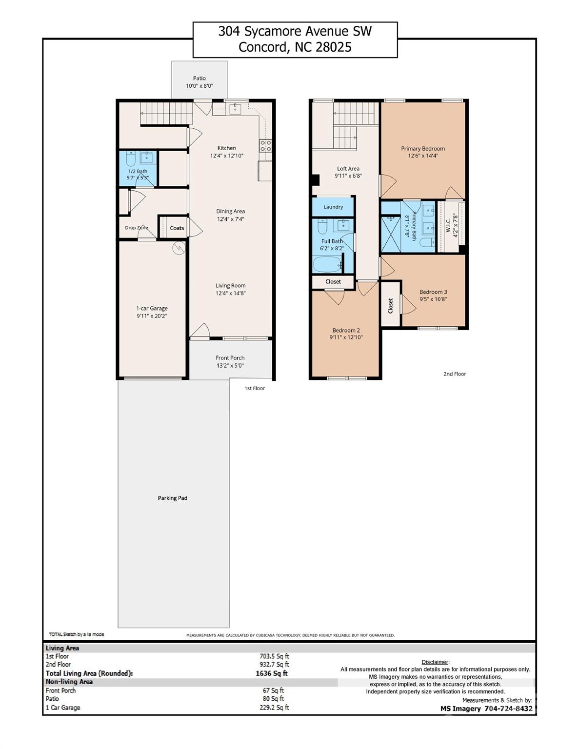 Townhouse at 304 Sycamore Avenue SW, Concord, photo 44 of 44