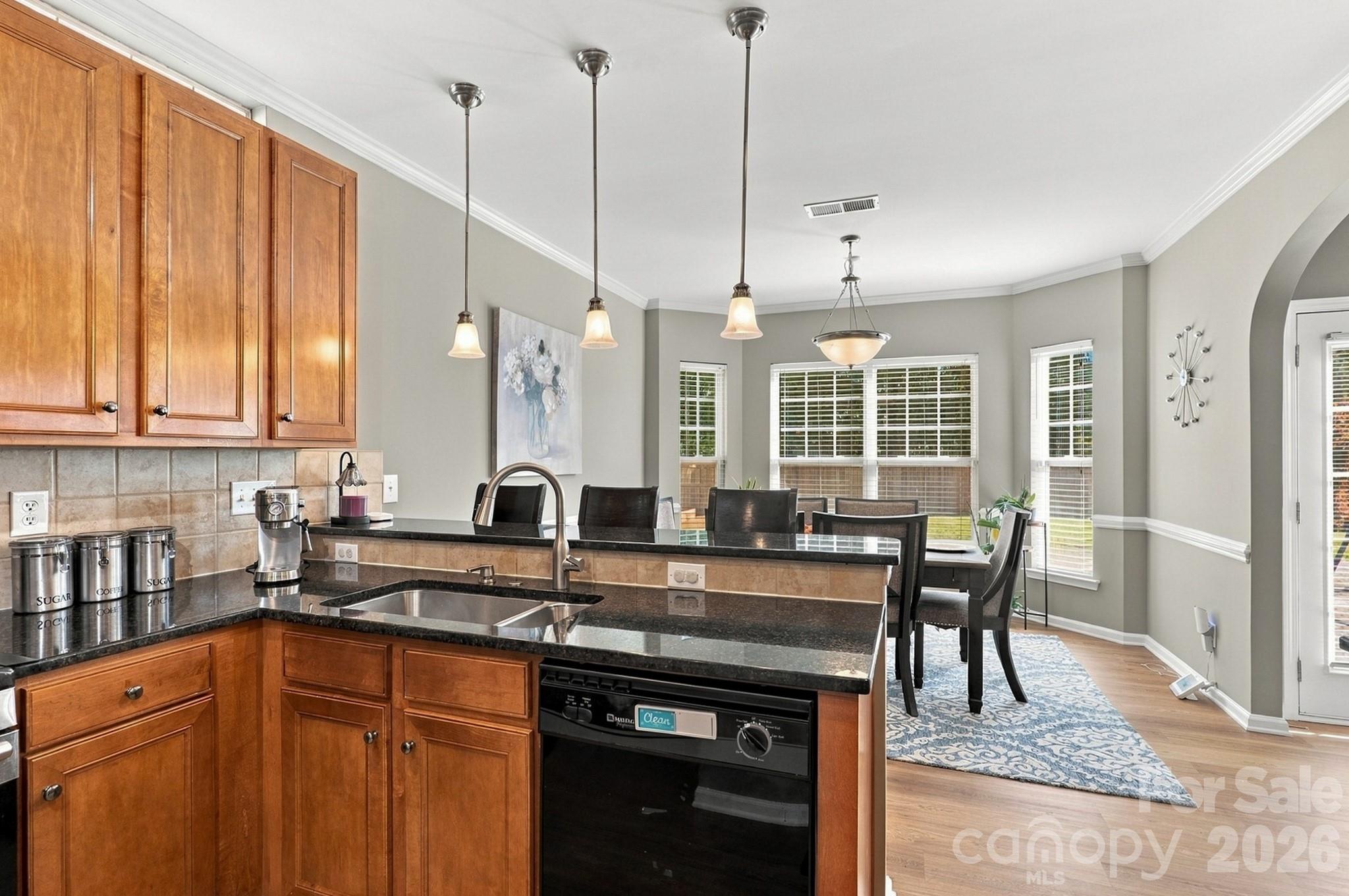 Kitchen and Dining Area - 558 Sugar Tree Drive, Rock Hill