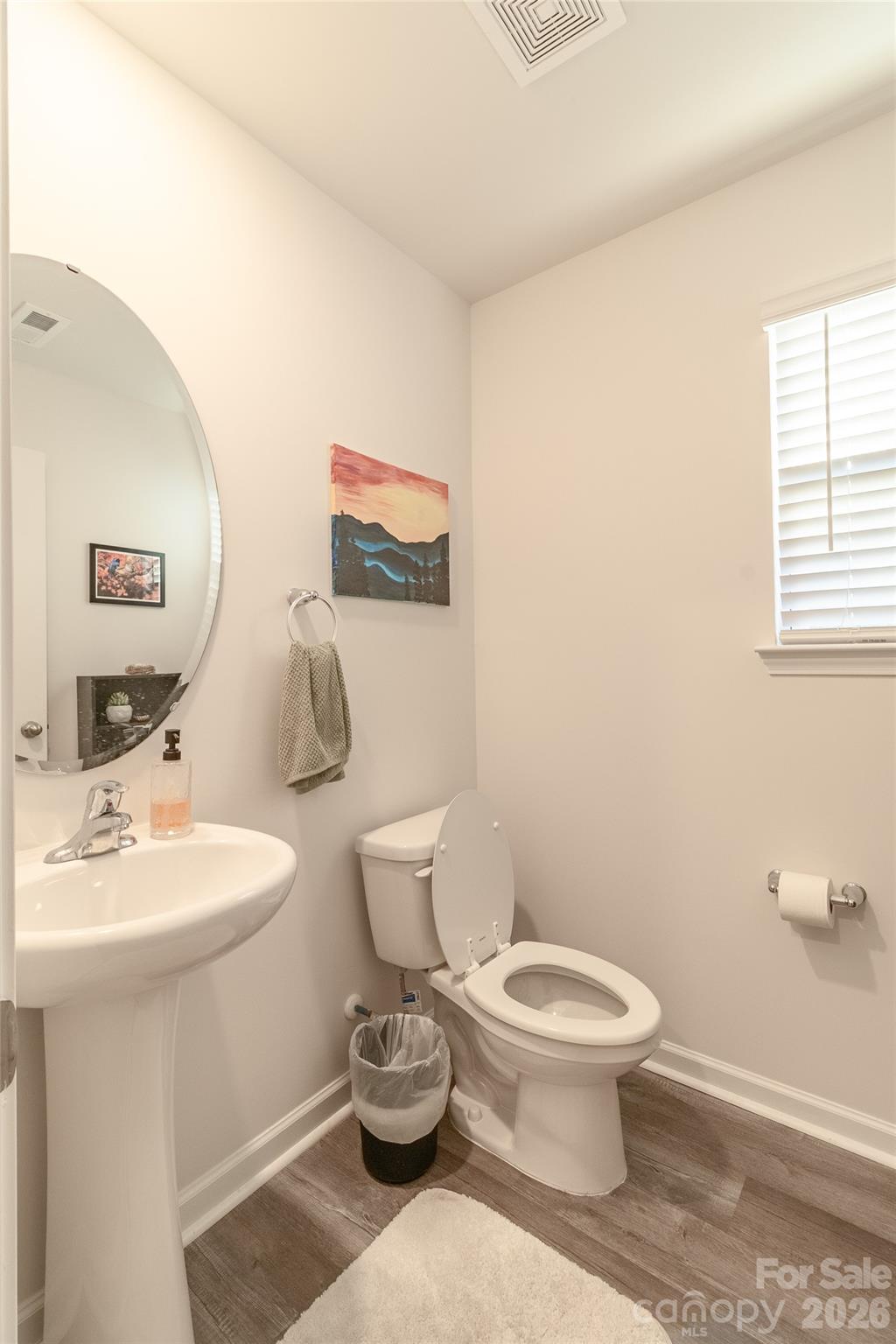 1/2 bathroom on main floor. - 34 Cain Hollow Way, Asheville