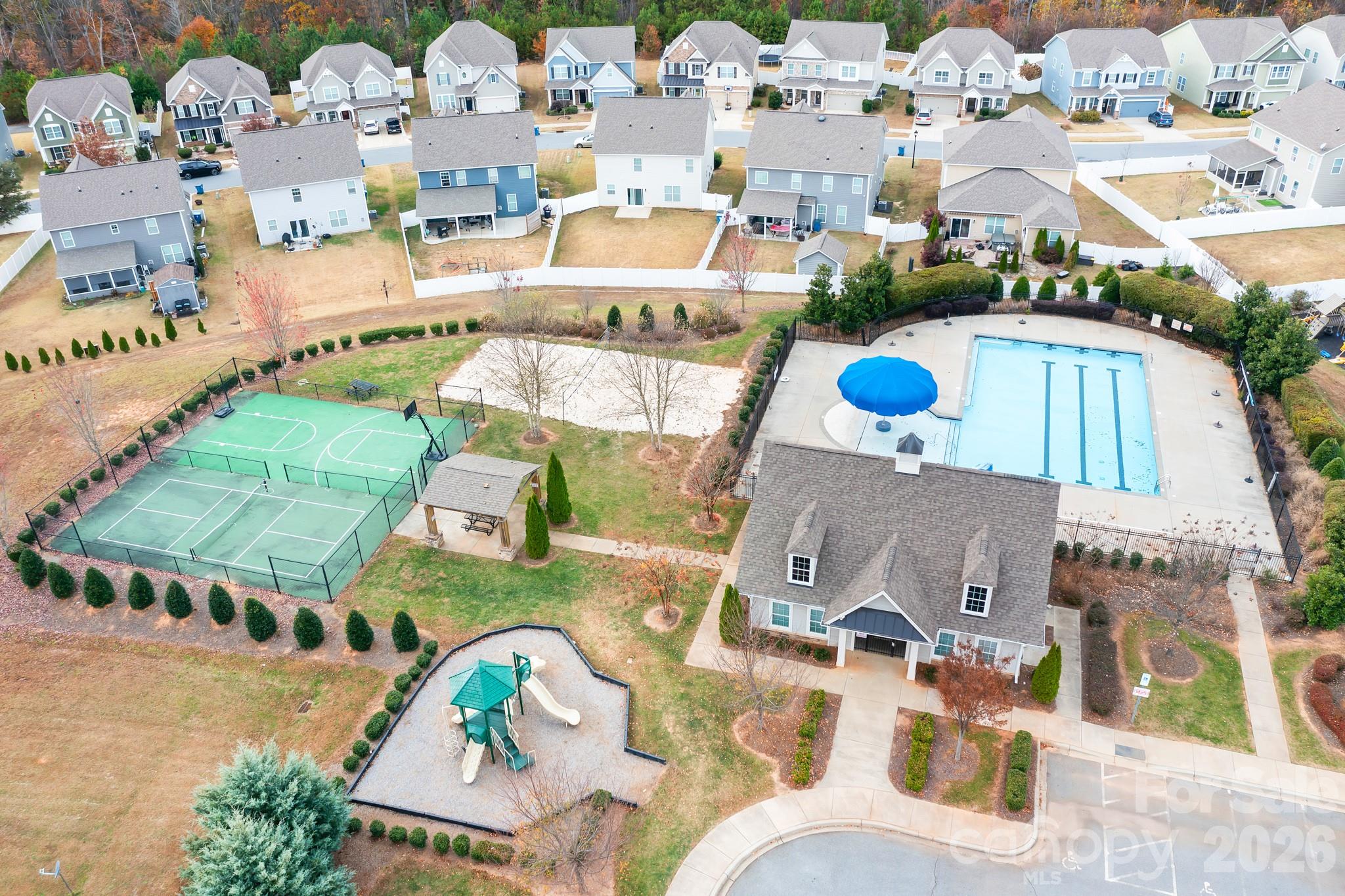 Bridgewater offers a pool, playground, pickleball courts, sand volleyball and so much more! - 3967 Lake Breeze Drive, Sherrills Ford