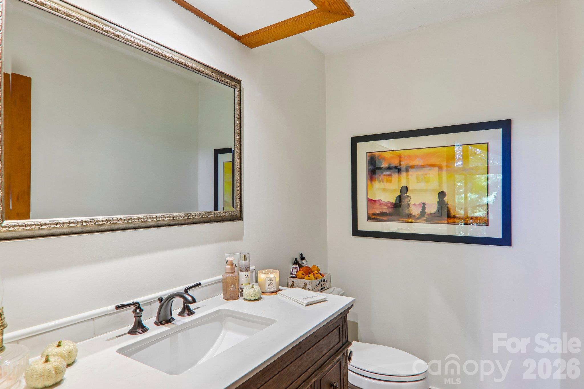 Powder room main level - 212 Pheasant Run, Hendersonville