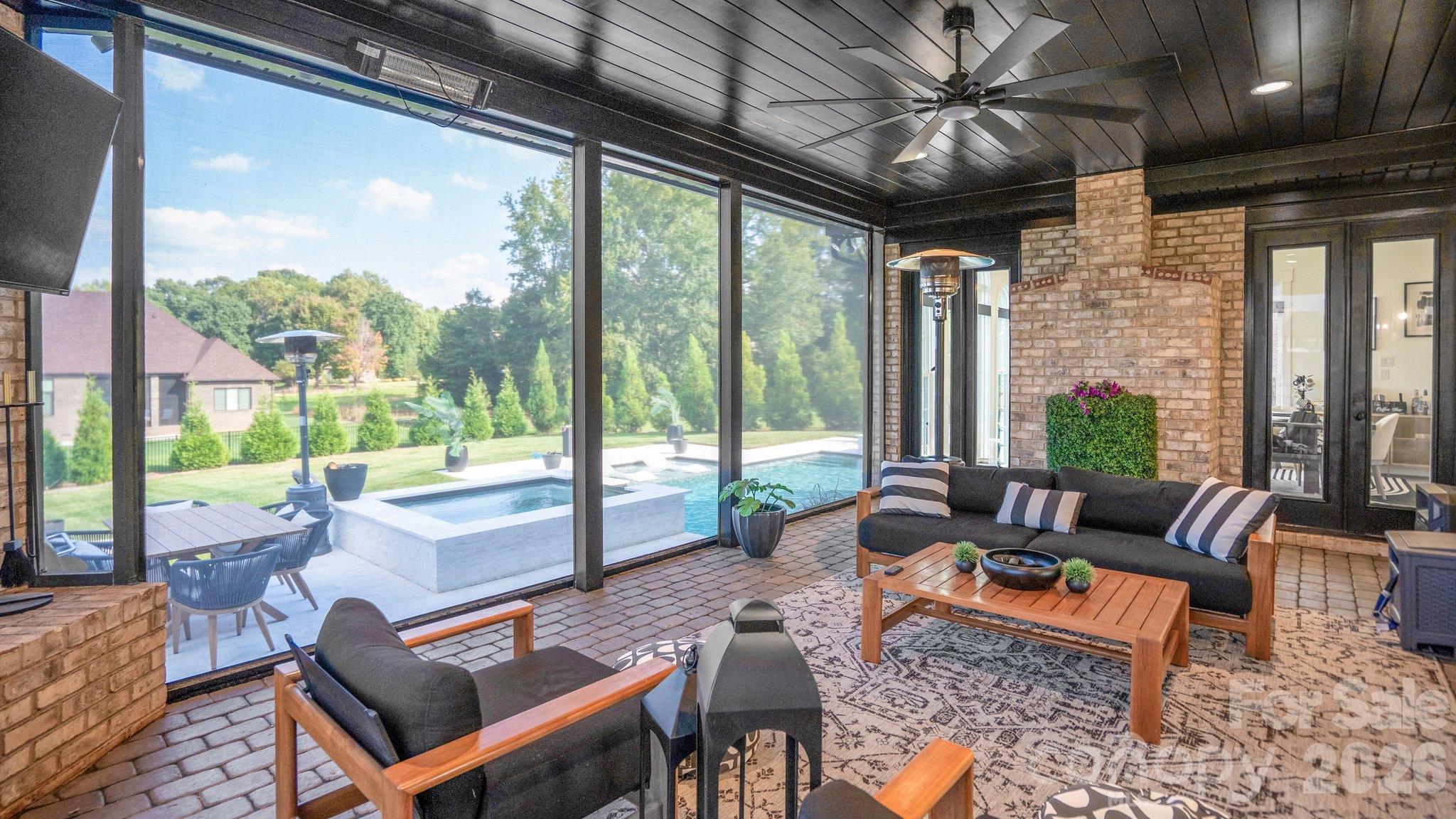 Screen porch - 10110 Whispering Falls Avenue - Plantation Falls Estates, Mint Hill - 10110 Whispering Falls Avenue, Charlotte