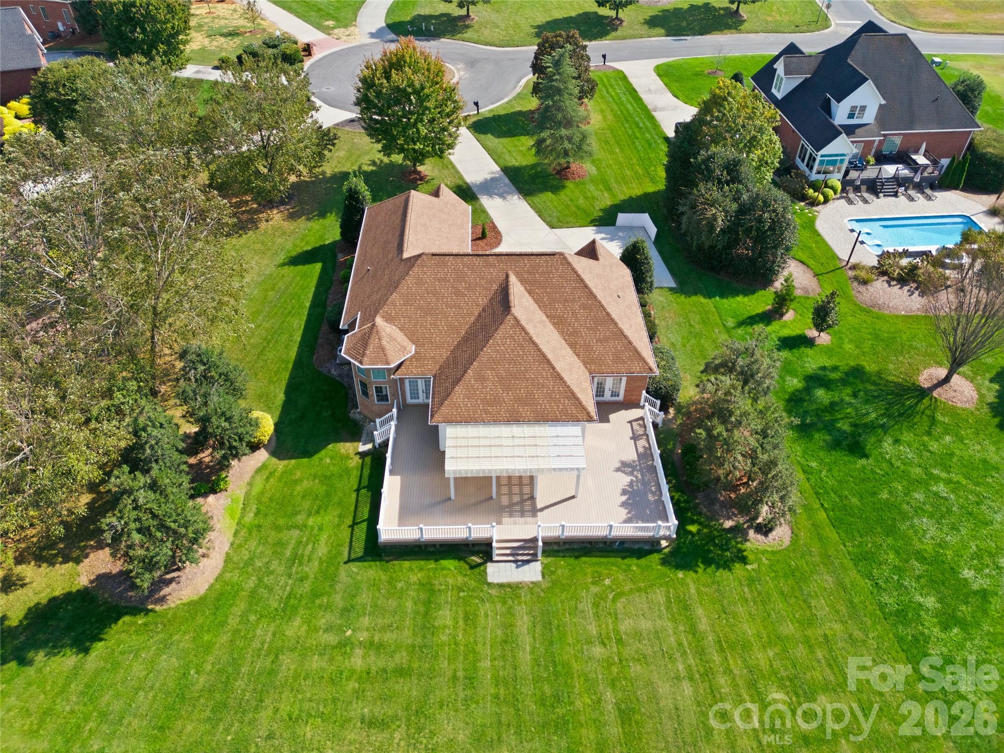 0.78 acres and equipped with in-ground irrigation - 803 Amanda Way, Albemarle