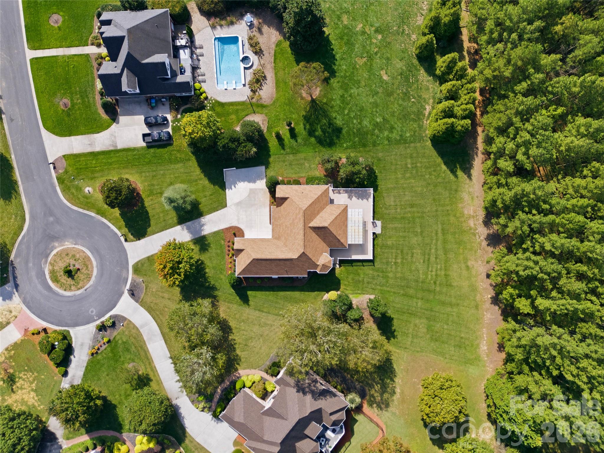 This lot sits on a cul-de-sac at the end of Hillside Village - 803 Amanda Way, Albemarle