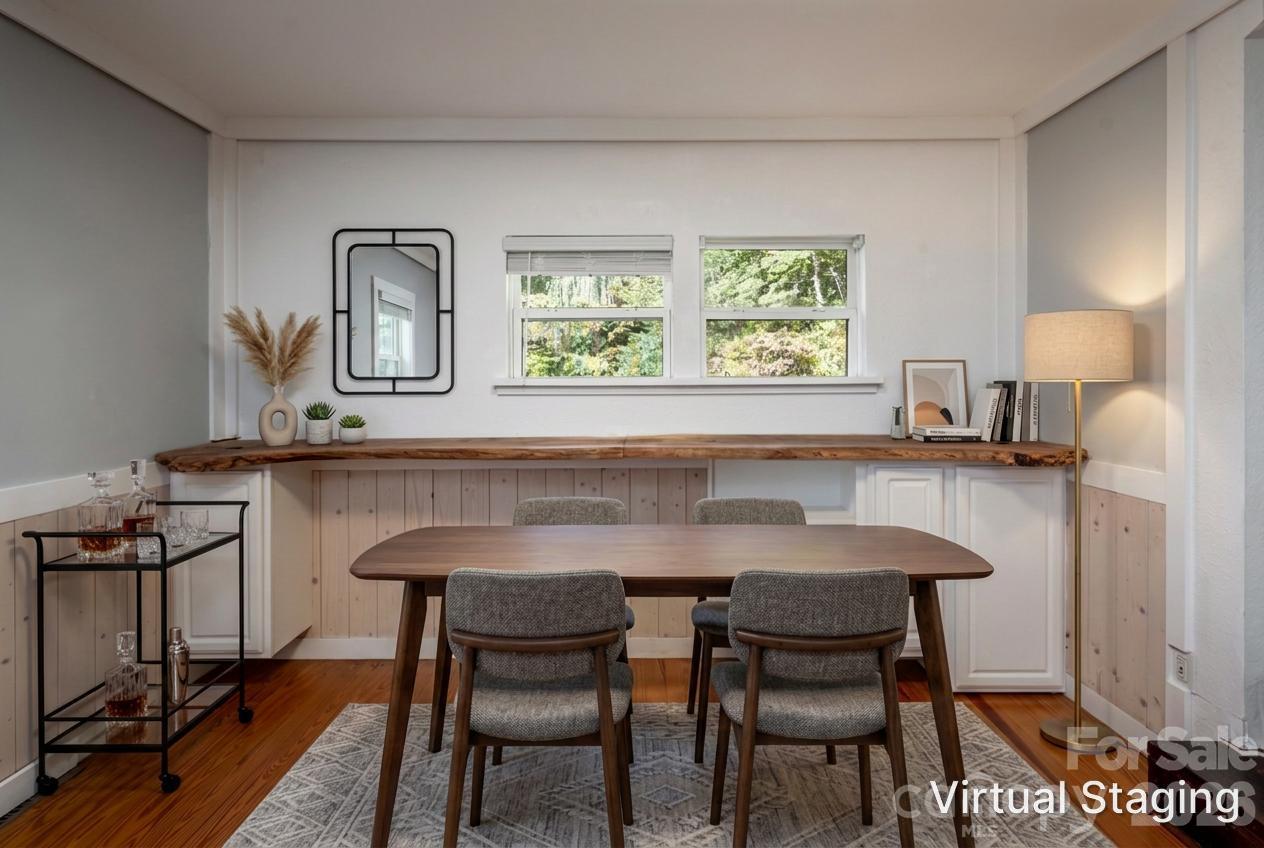 Dining virtually staged - 89 Sayles Town Road, Fairview
