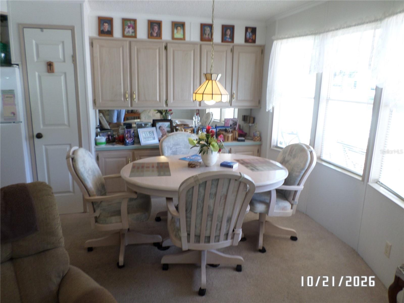 Dining area with built-ins and closet - 68 PALAMINO PATH, RIVER RANCH