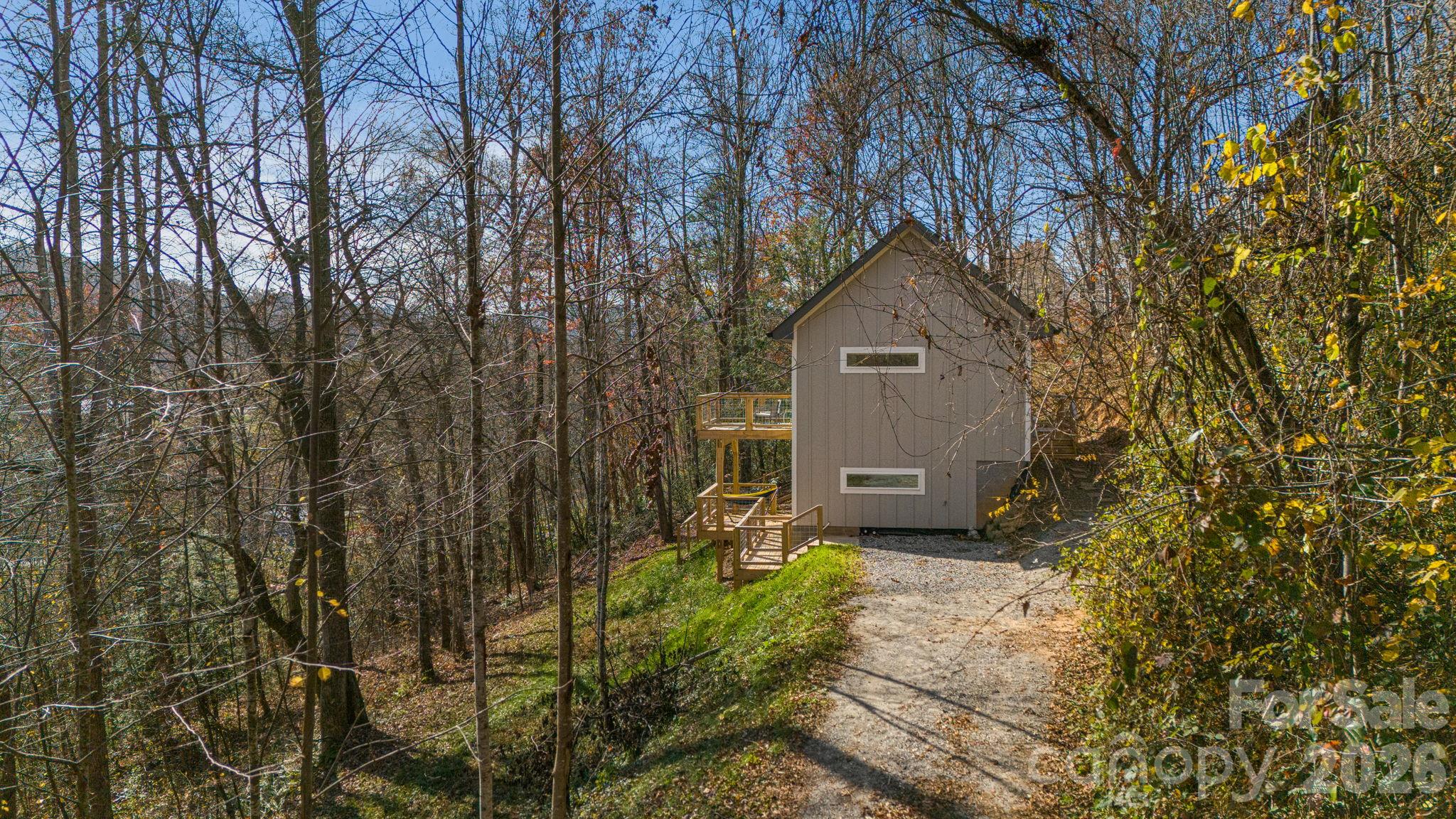 View of side of home from Driveway - 231 Porters Ridge, Canton