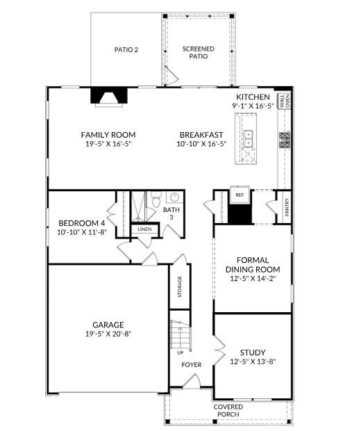 Main Level - 1323 Mossy Glade Road, Indian Trail