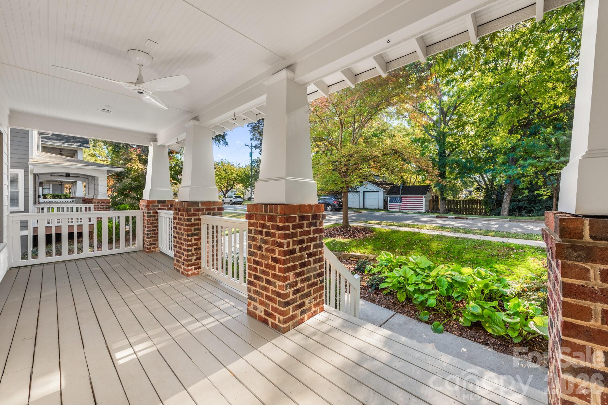 Covered front porch - 3315 Holt Street, Charlotte