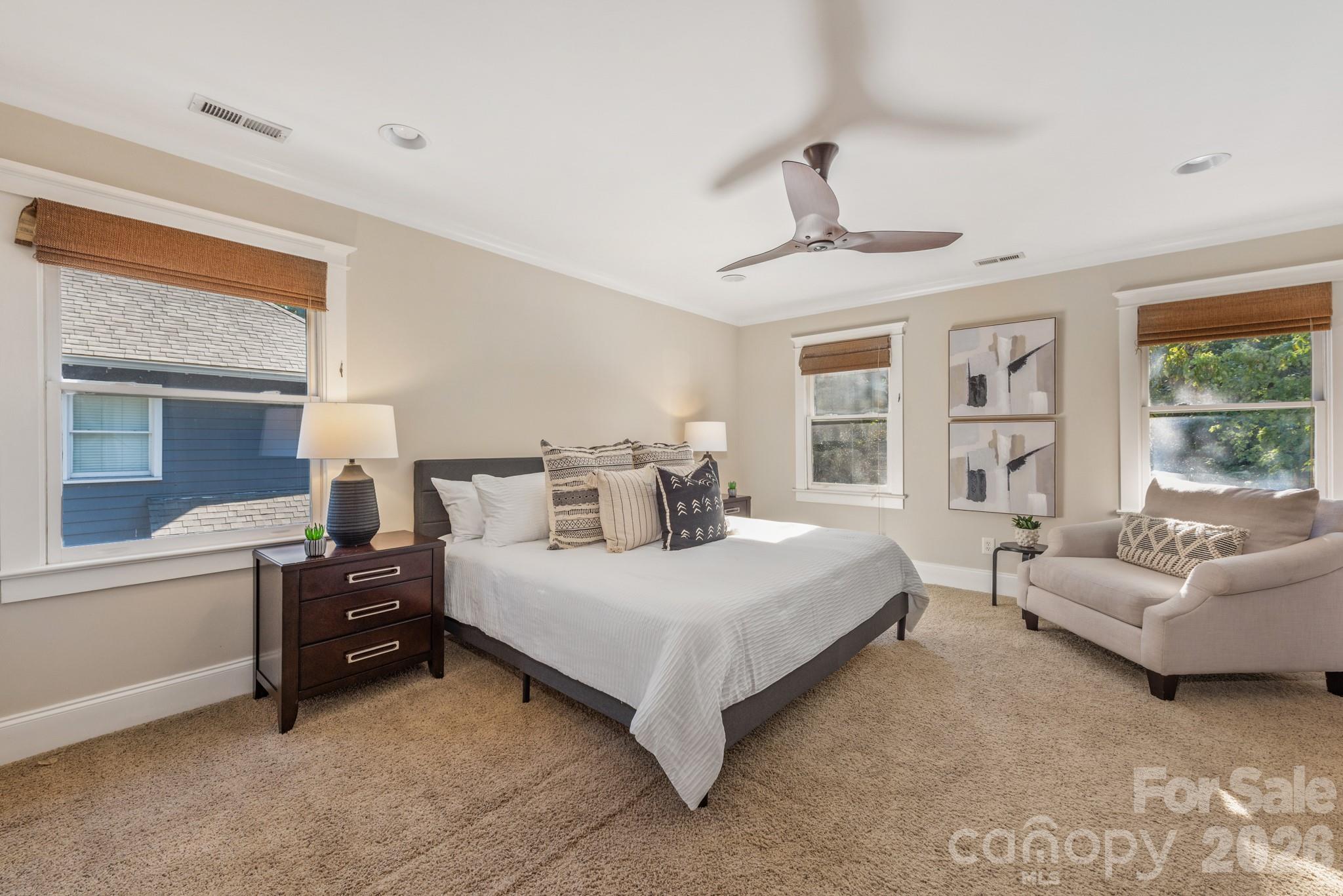Upper level primary bedroom - 3315 Holt Street, Charlotte