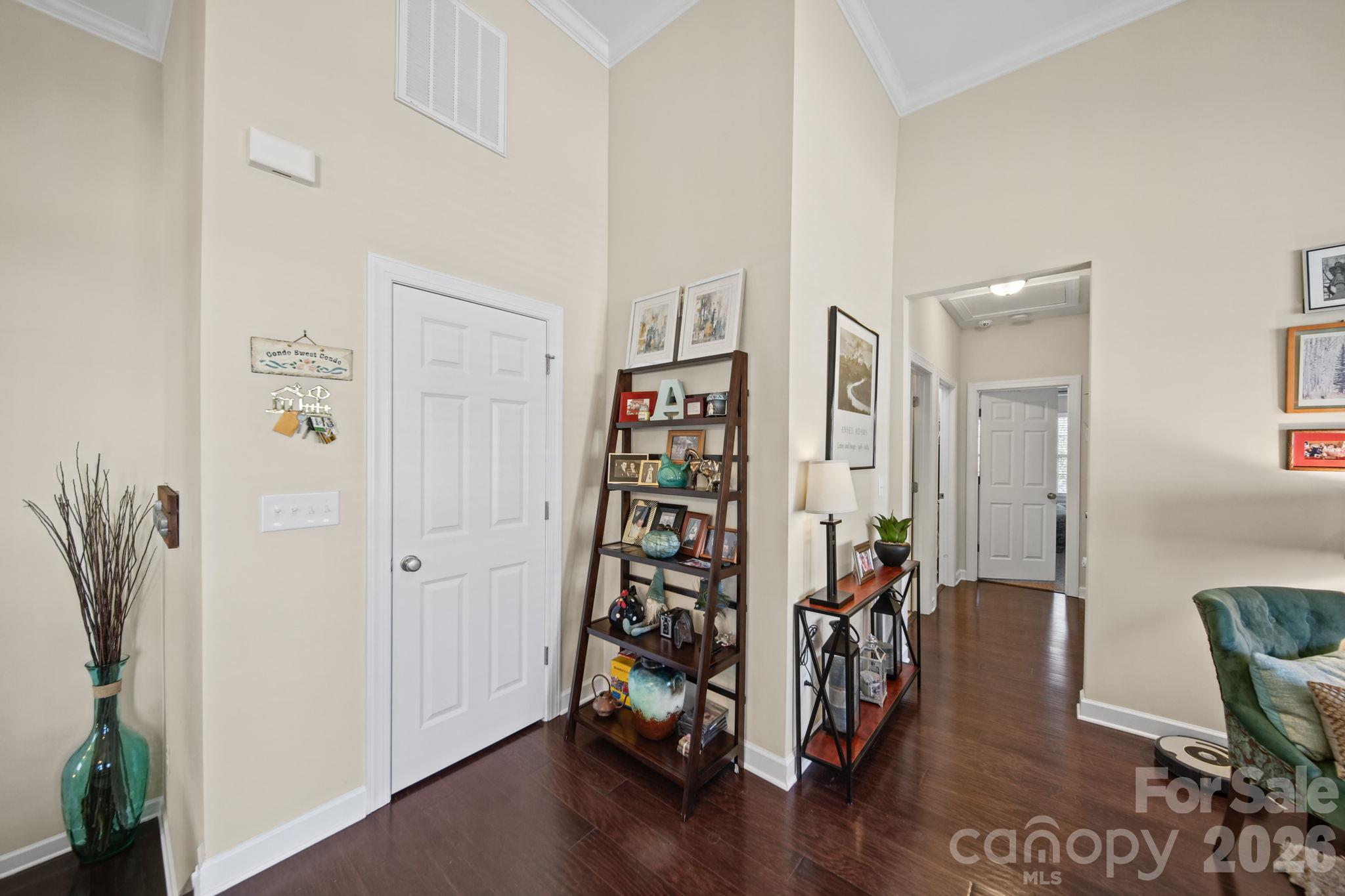 Top of stairs looking towards hallway to bedrooms - 11621 Brachetto Place, Charlotte