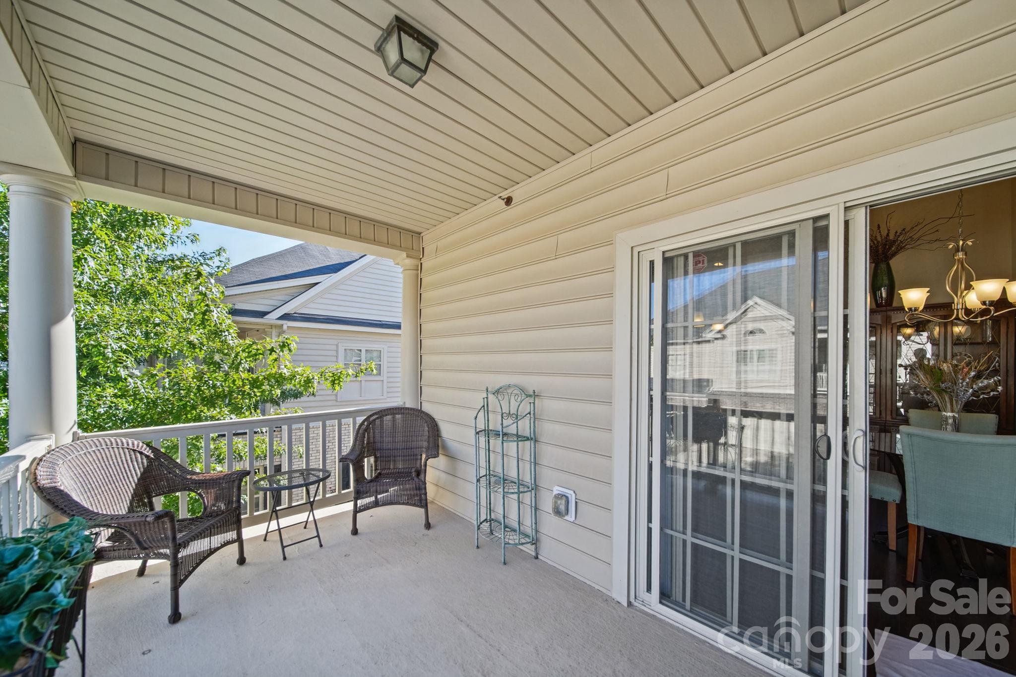 Covered Porch - 11621 Brachetto Place, Charlotte