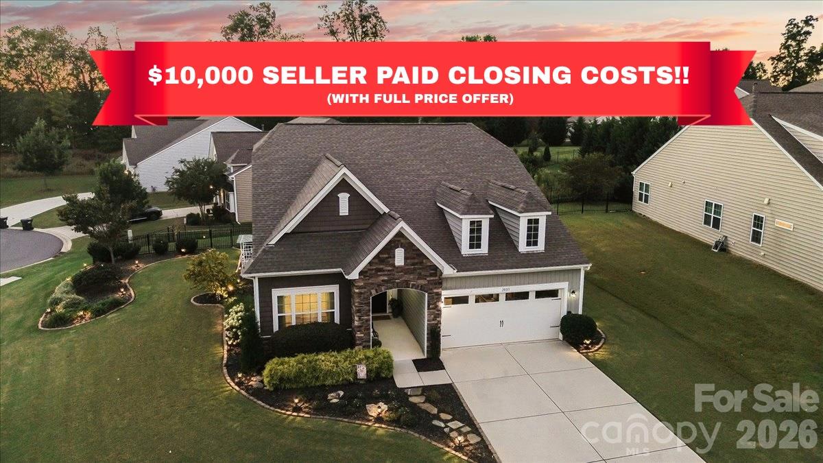 OFFERING 10K to use towards rate buy down, or closing costs! Corner lot with the best curb appeal and landscape lighting throughout - 2003 Harvest Time Lane, Waxhaw