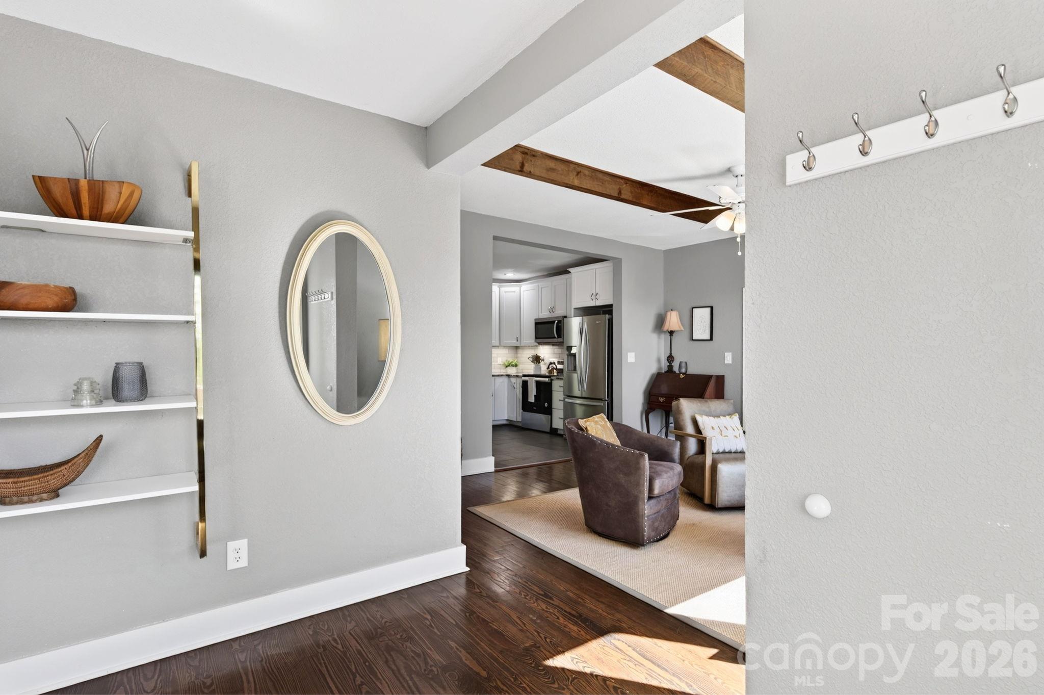 Entering living area - 2 Skyview Place, Asheville