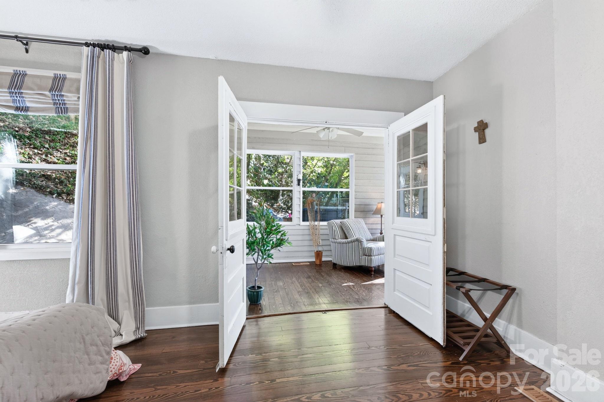 Entrance to sunroom from BR 2 - 2 Skyview Place, Asheville