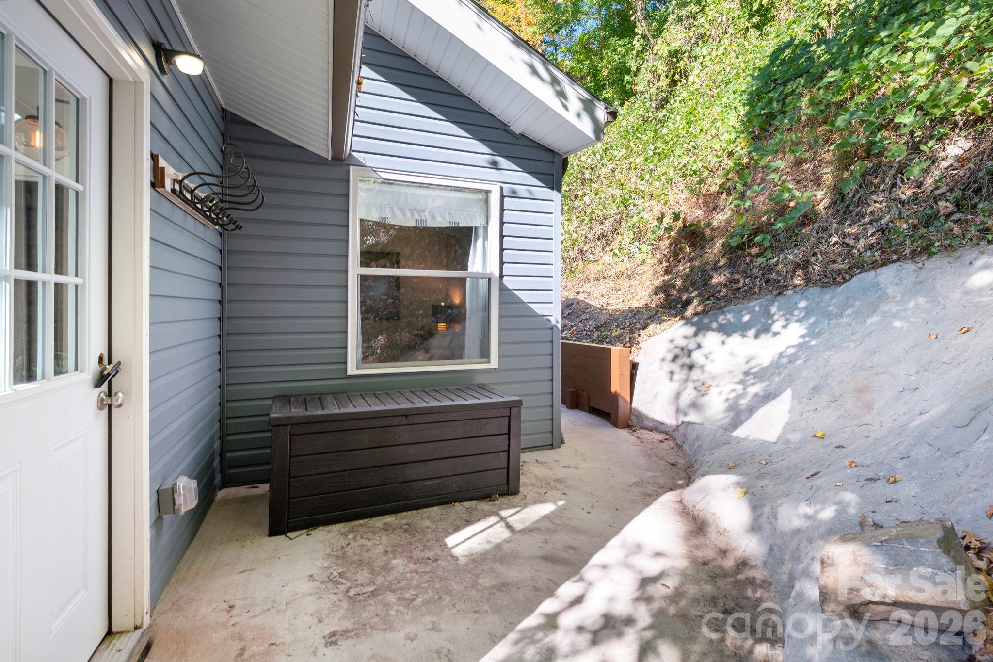 Back entrance to sunroom - 2 Skyview Place, Asheville