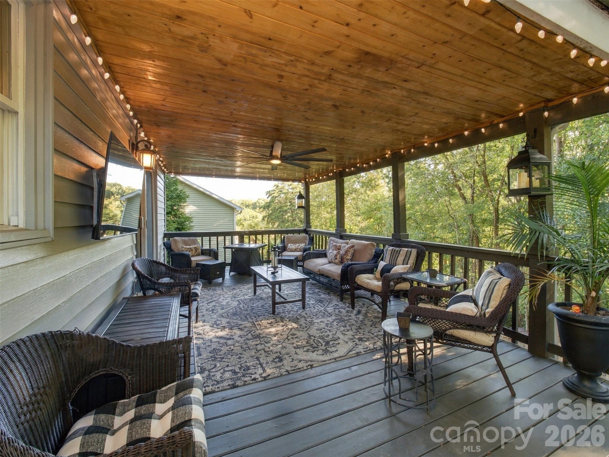 Covered back porch - 4131 Koala Circle, Tega Cay