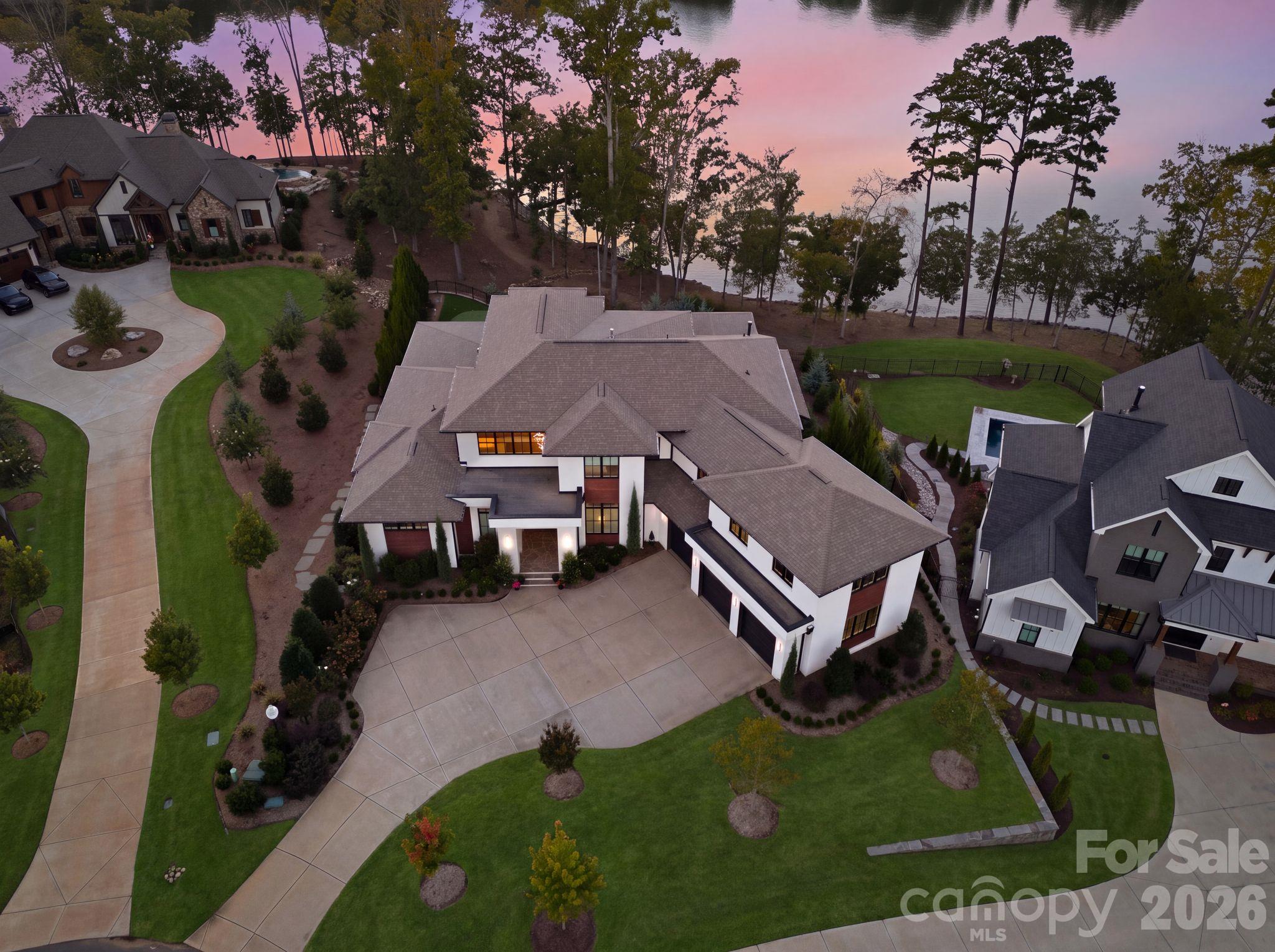 Aerial view - 1016 Timberlake Point, Belmont
