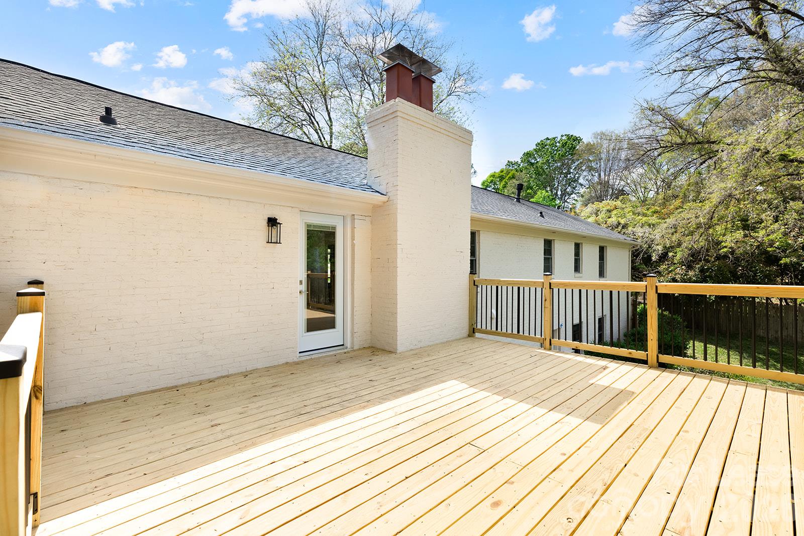 New spacious deck - 100 Chadmore Drive, Charlotte