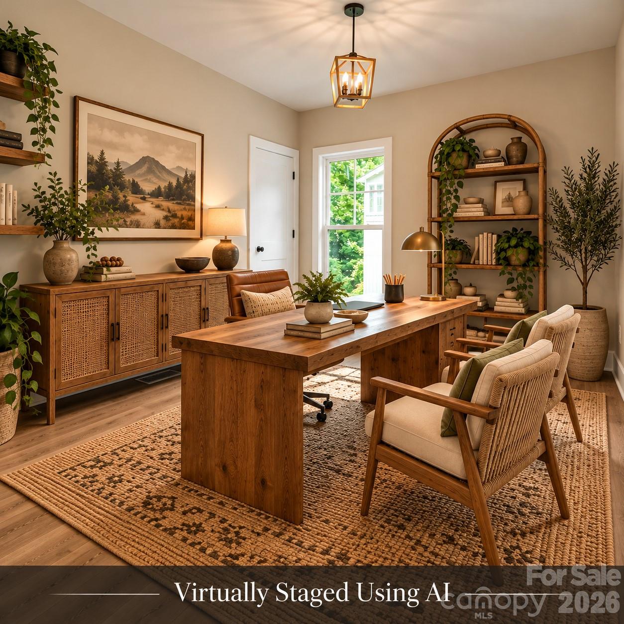 Main level office - 42 Stone Crest Mountain Drive, Black Mountain