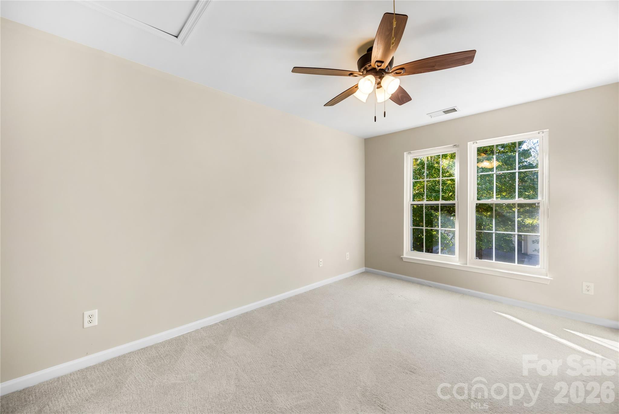 Bedroom 3 has pull down stairs to attic - 156 N Arcadian Way, Mooresville