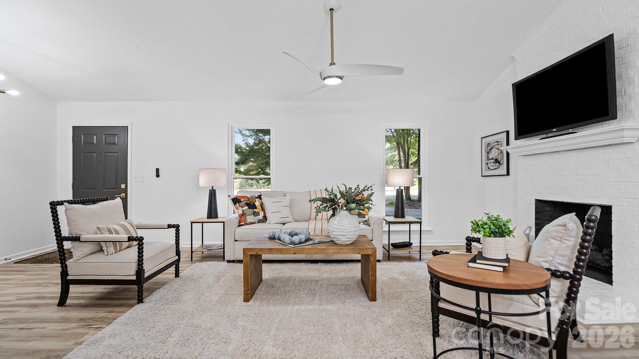 Brand New Luxurious Vinyl Plank Floors Throughout Entire House - 8001 Saddlehorse Lane, Charlotte