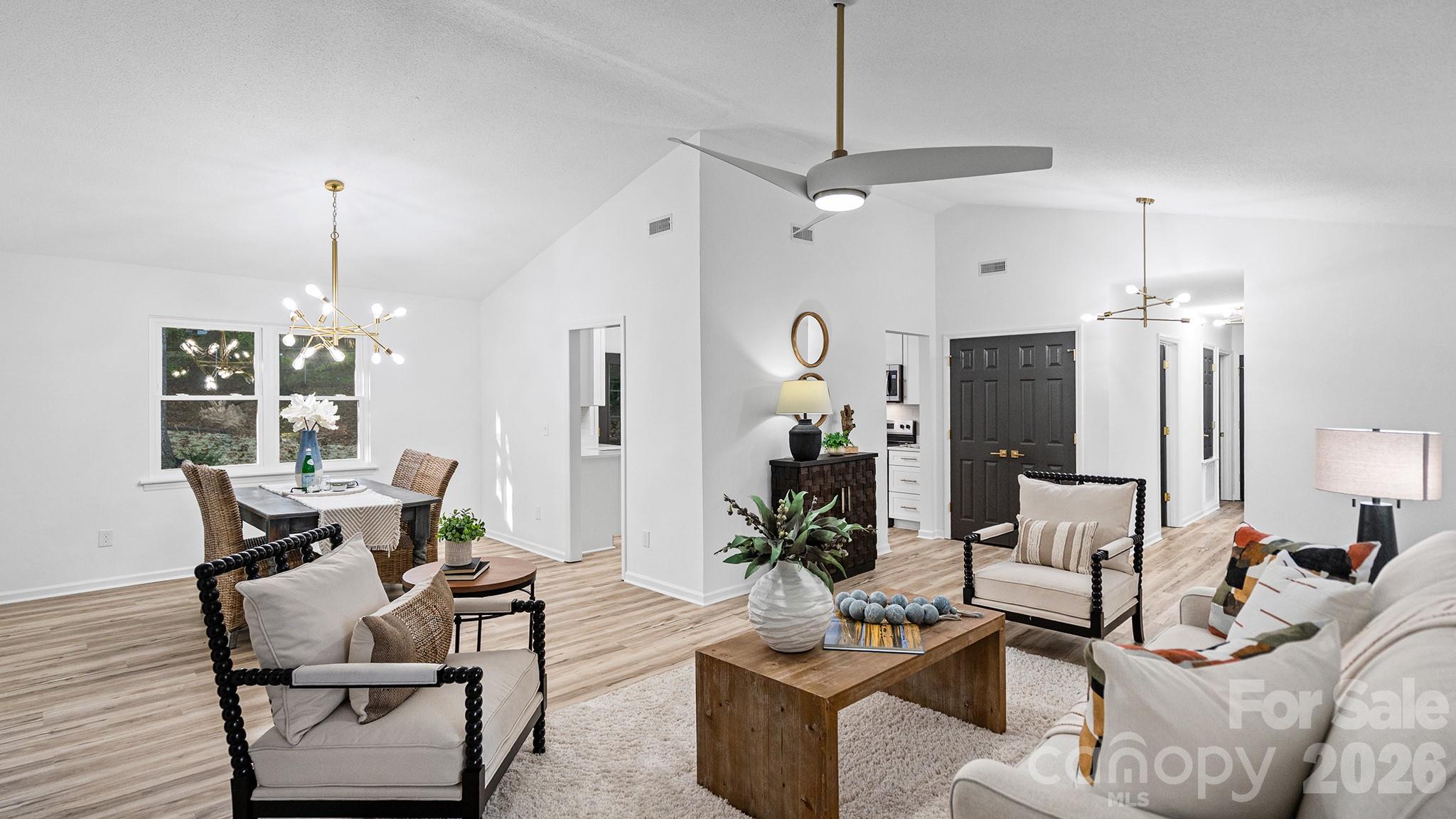 Brand New Interior Paint and Light Fixtures Throughout - 8001 Saddlehorse Lane, Charlotte