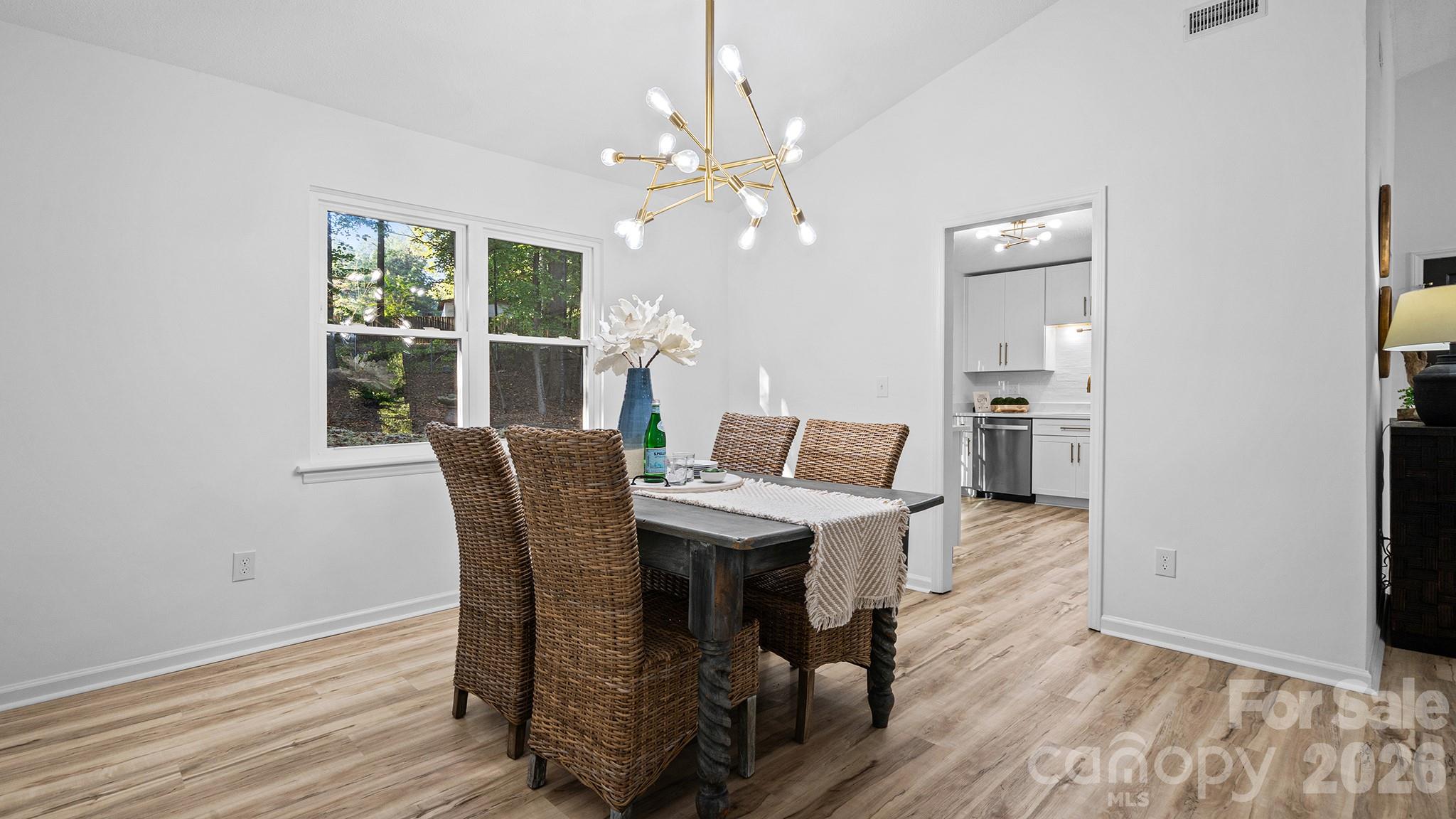 Spacious Dining Room Ready for Large Gatherings and the Holidays - 8001 Saddlehorse Lane, Charlotte