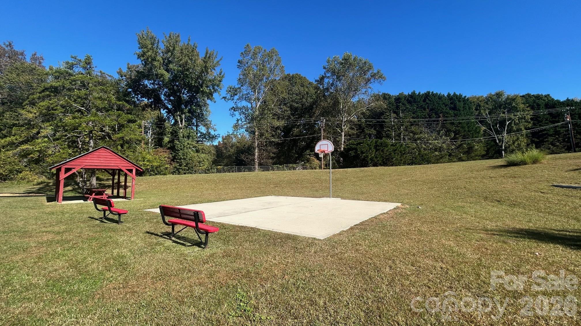 Neighborhood Basketball Court, Benches, and Recreation Area - 8001 Saddlehorse Lane, Charlotte