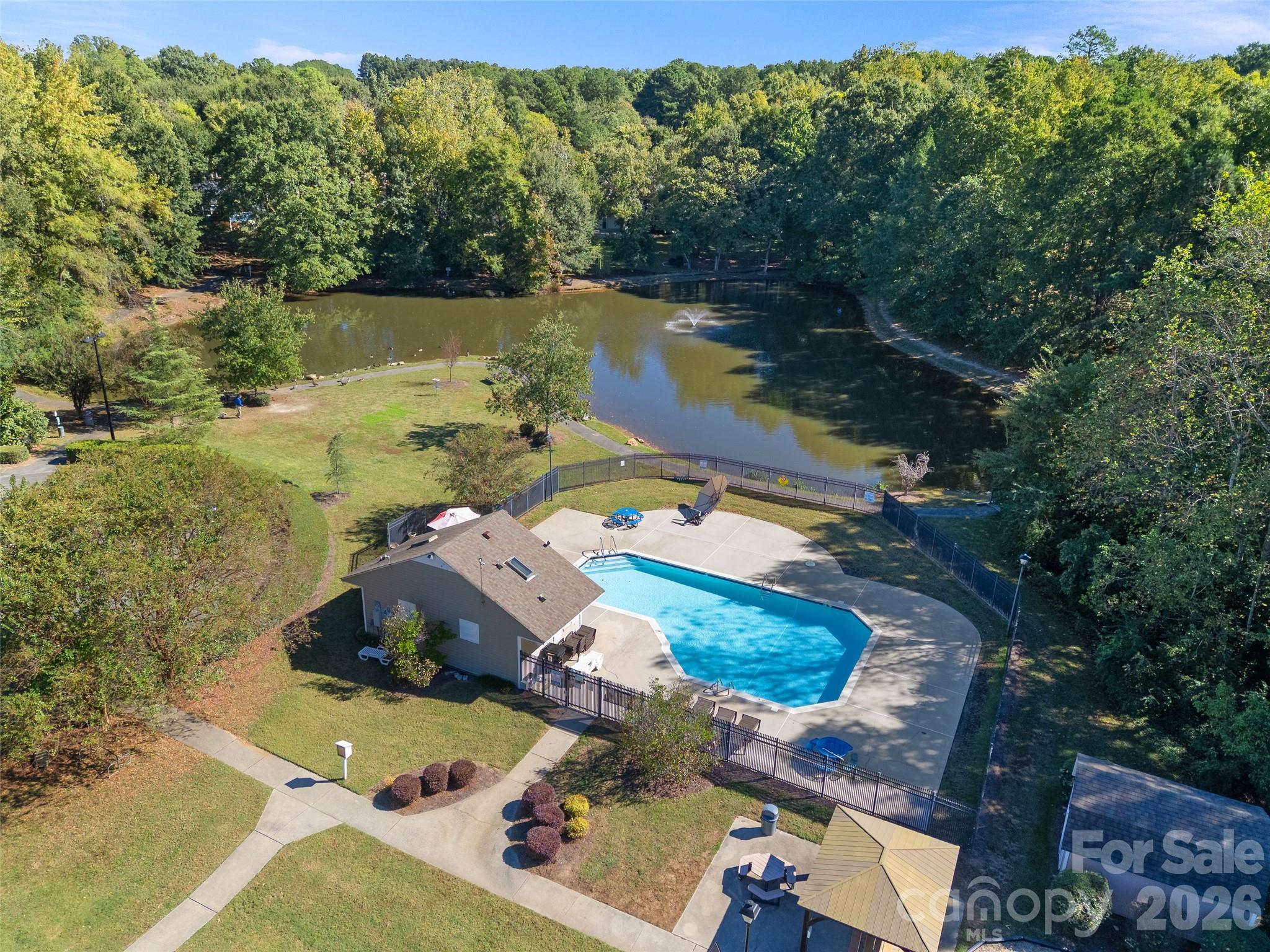 Single Family Residence at 12416 Woodside Falls Road, Pineville, photo 37 of 39