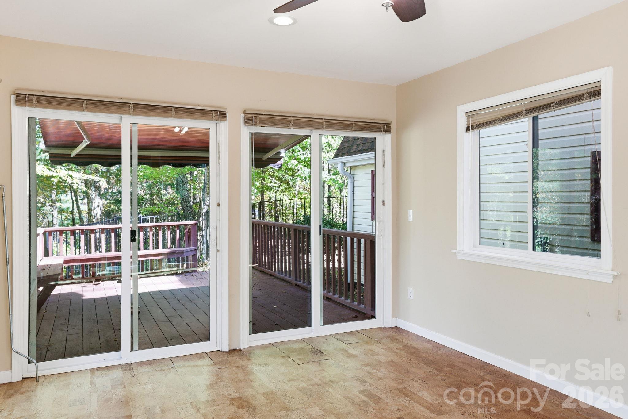 deck off sunroom - 114 Sandpiper Palisades Street, Hendersonville