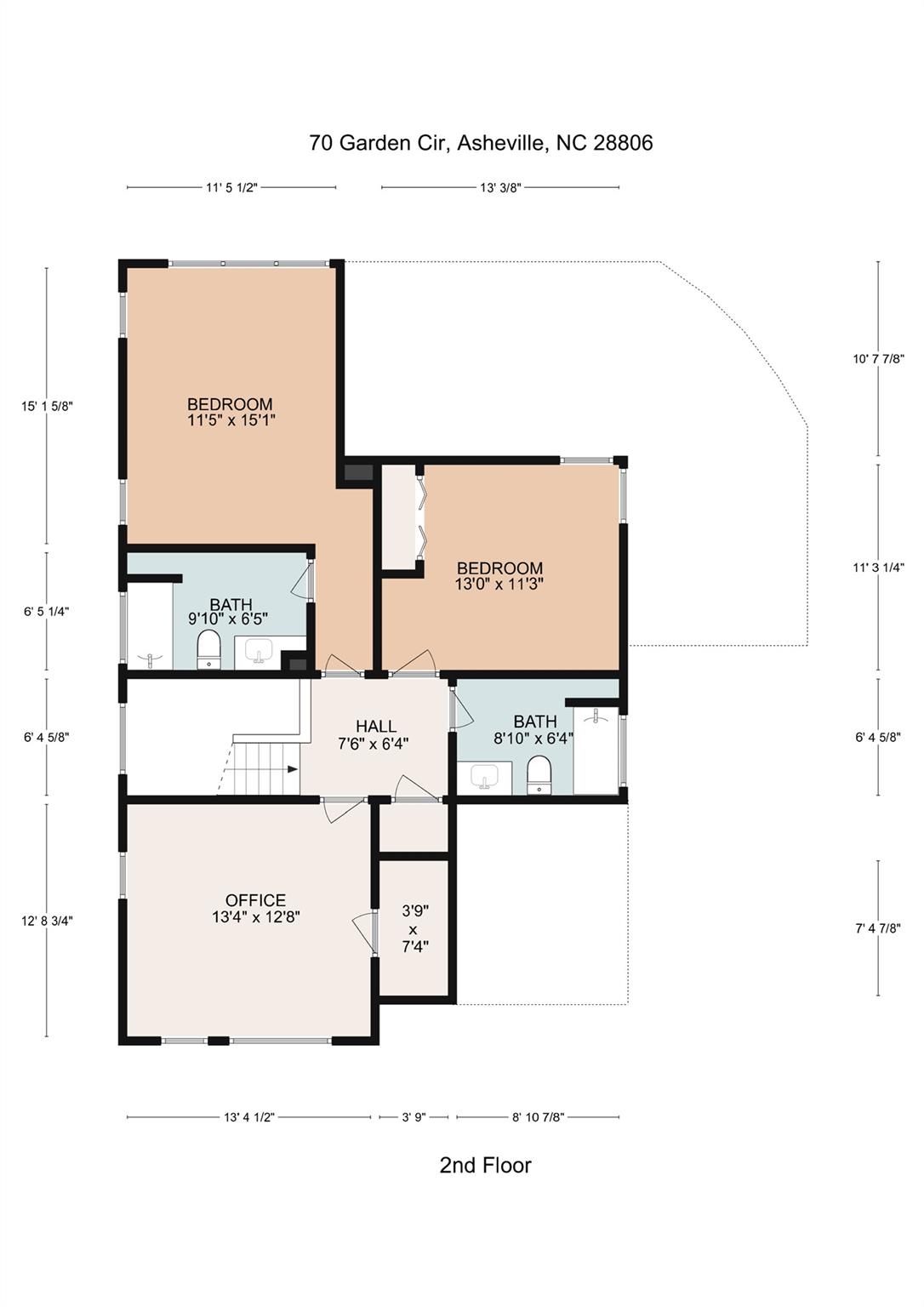 2nd floor - 70 Garden Circle, Asheville
