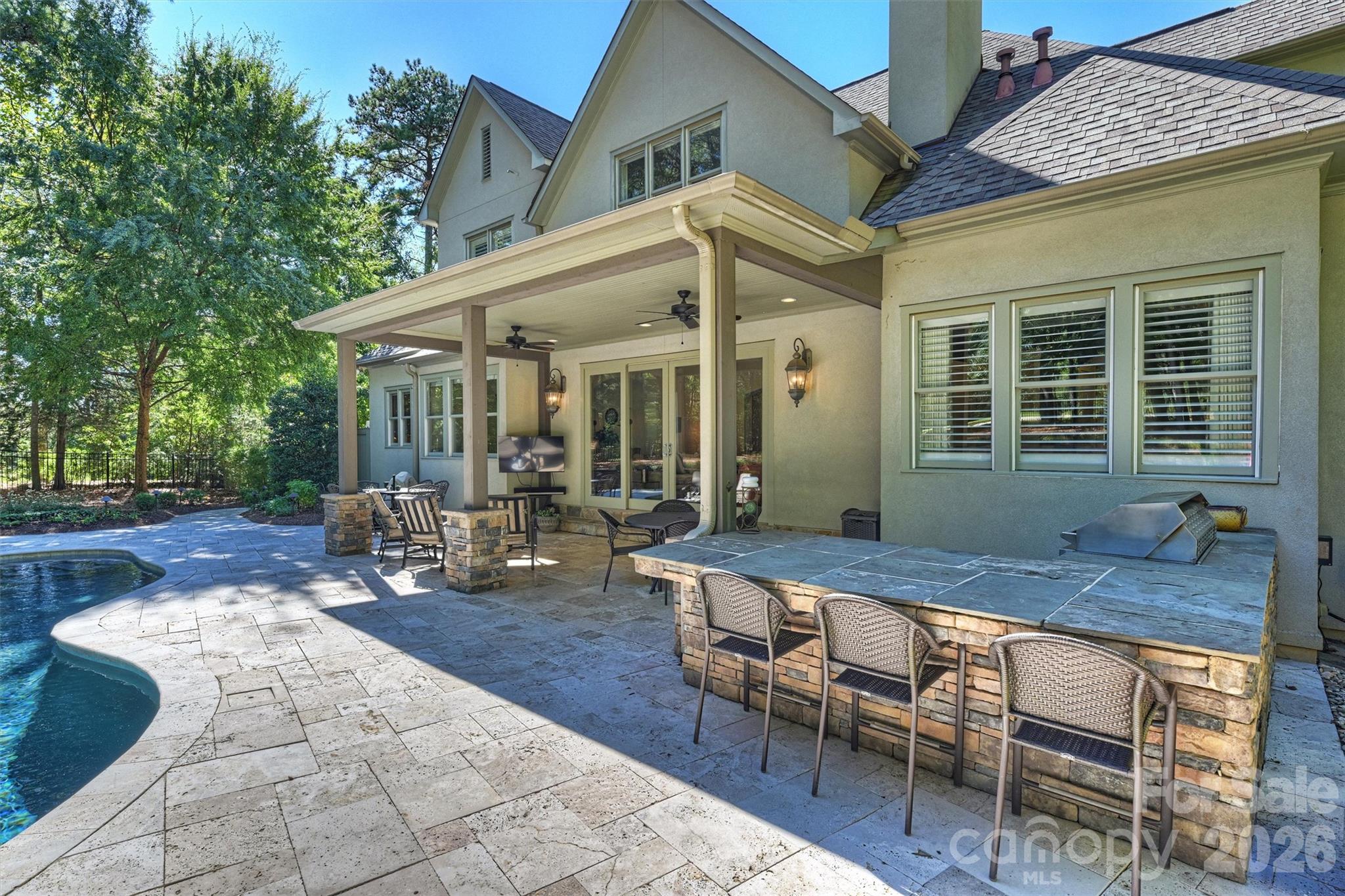 Rear Elevation - 134 Wellfleet Lane, Mooresville
